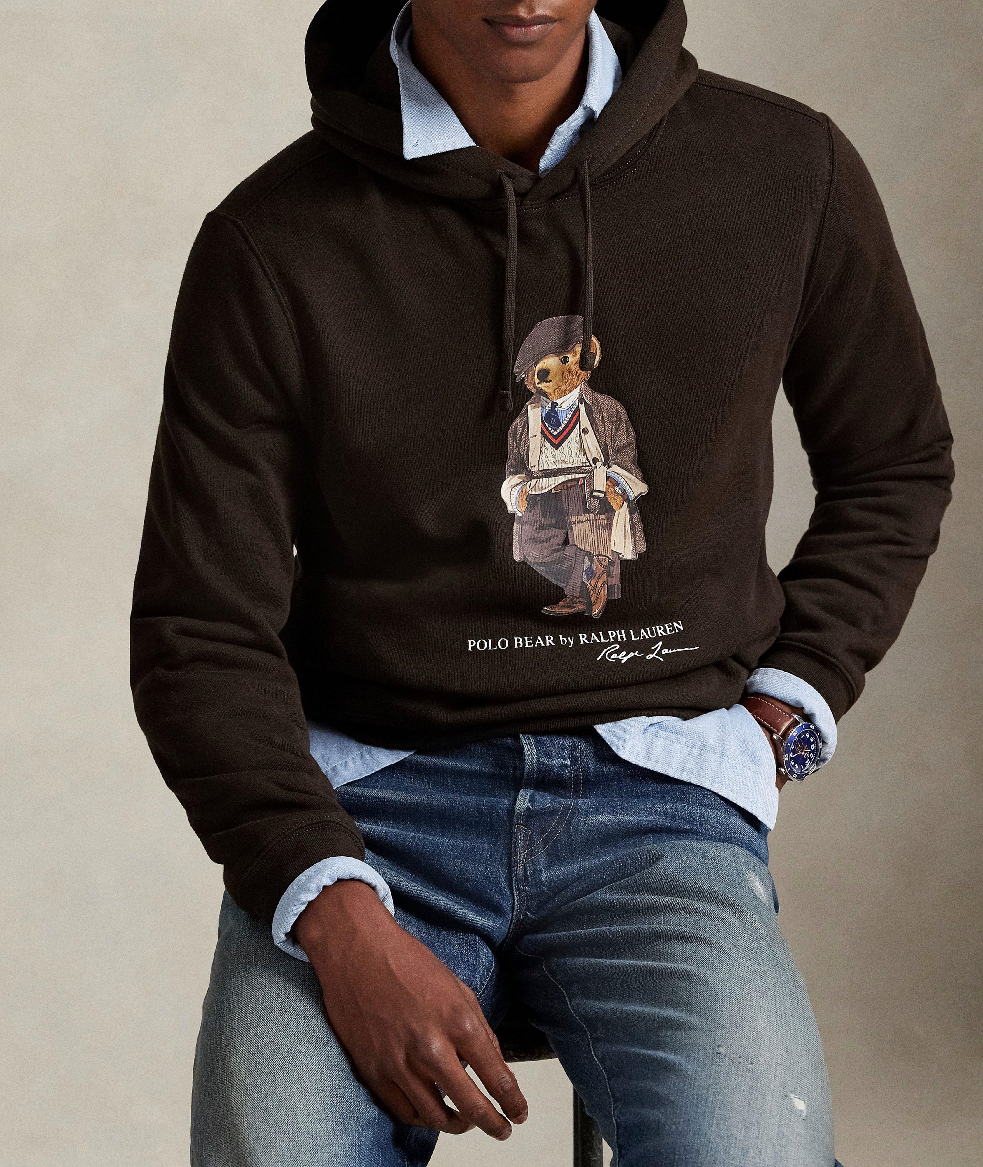 Chandail à capuche en molleton Polo Bear image 3