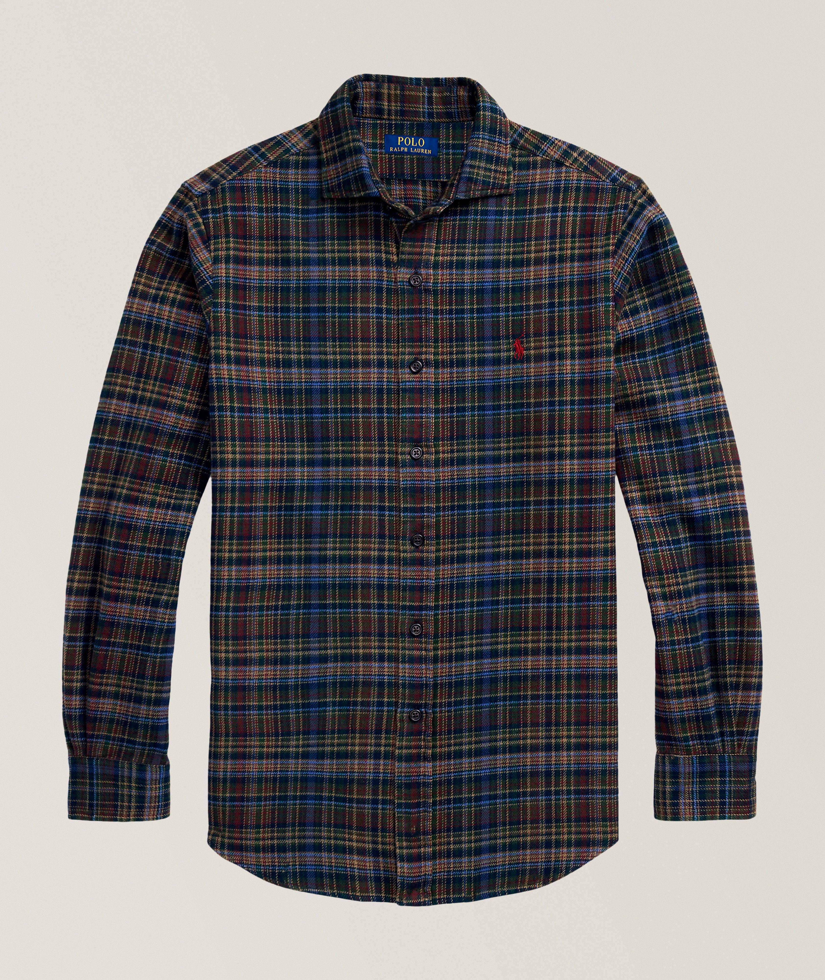 Chemise en flanelle brossée à carreaux image 0