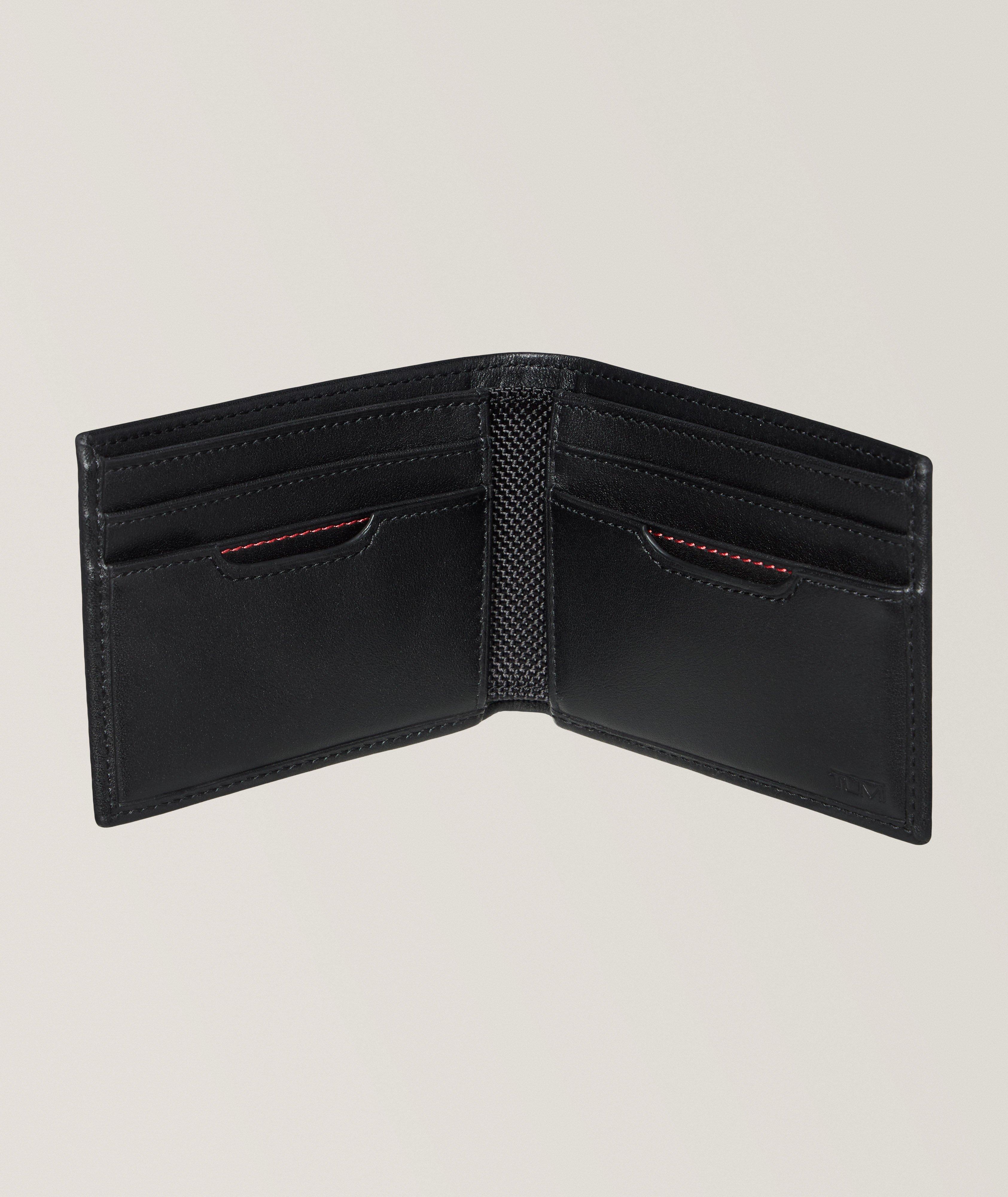 Portefeuille bifold fin Delta en cuir image 1