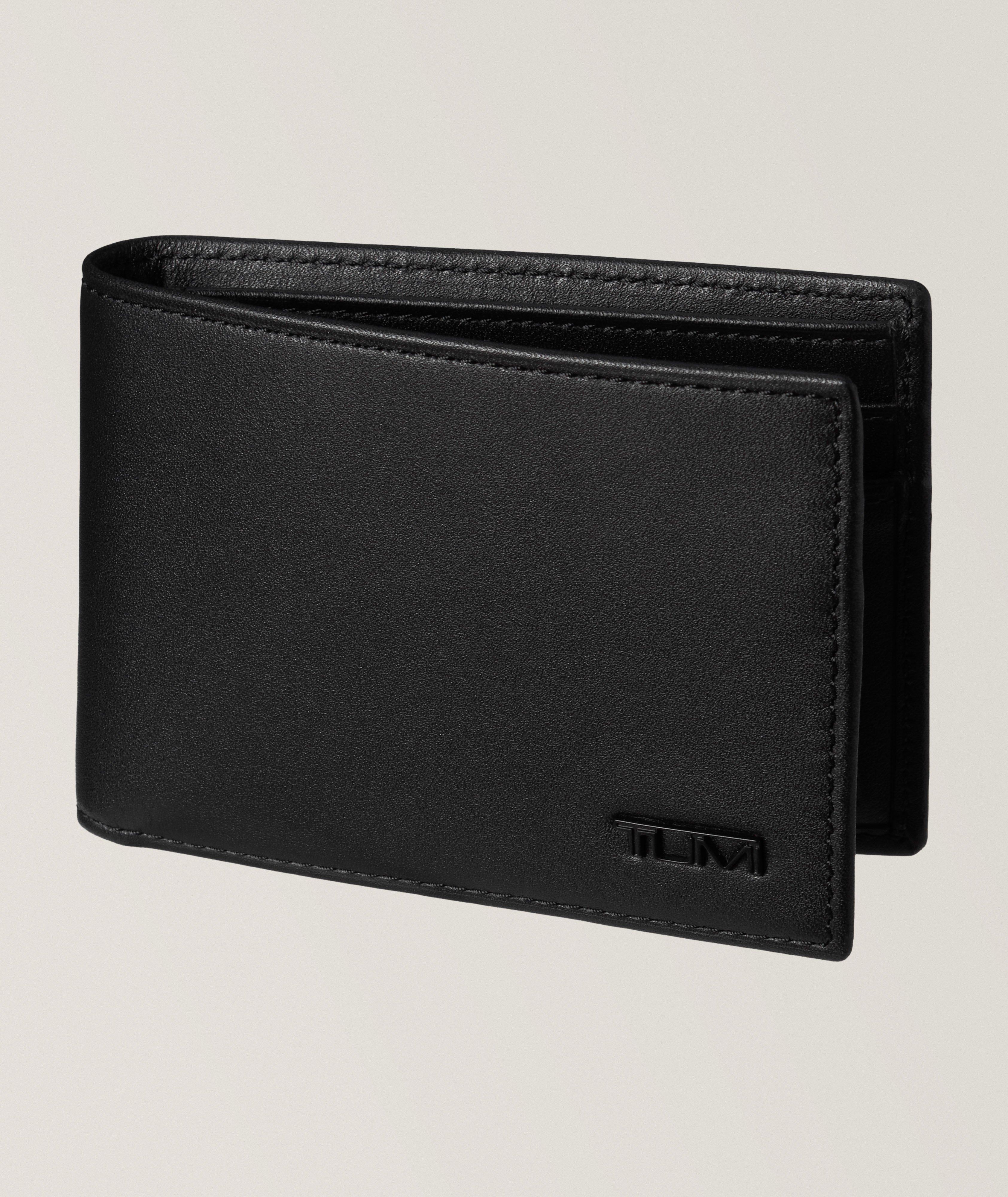 Portefeuille bifold fin Delta en cuir image 0