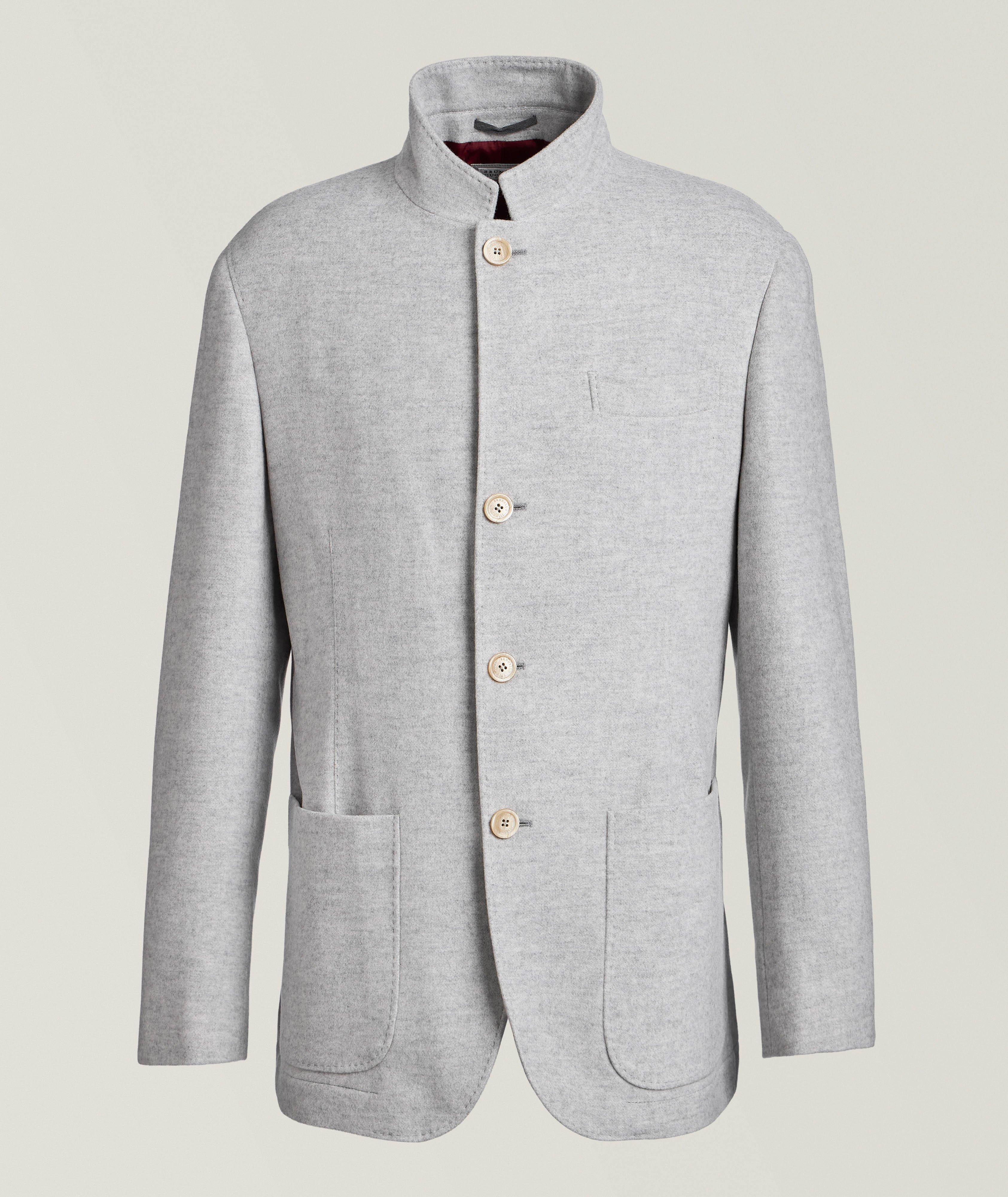 Brunello Cucinelli Mélange Cashmere Coat