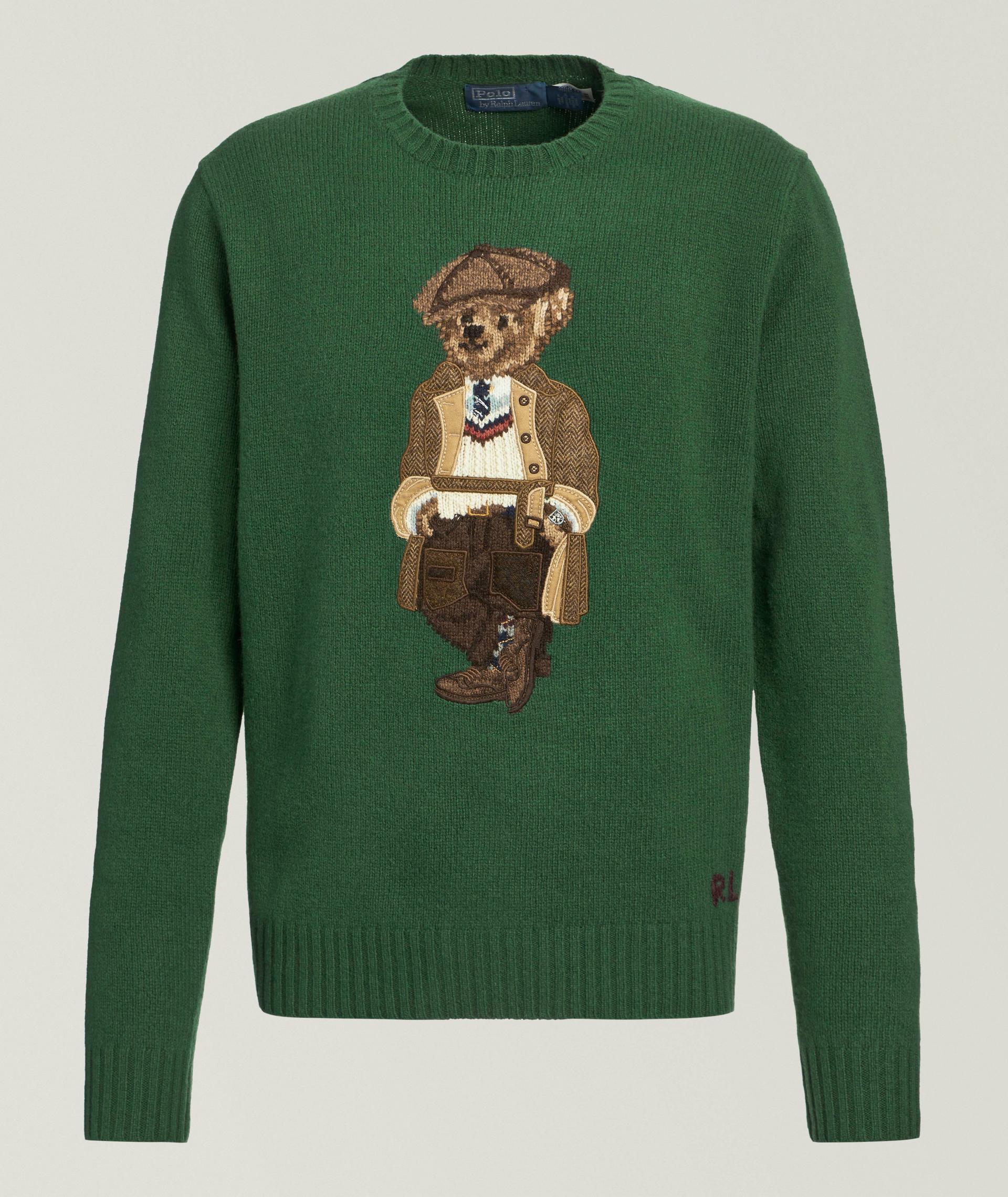 Polo Bear Wool-Cashmere Crewneck Sweater image 0