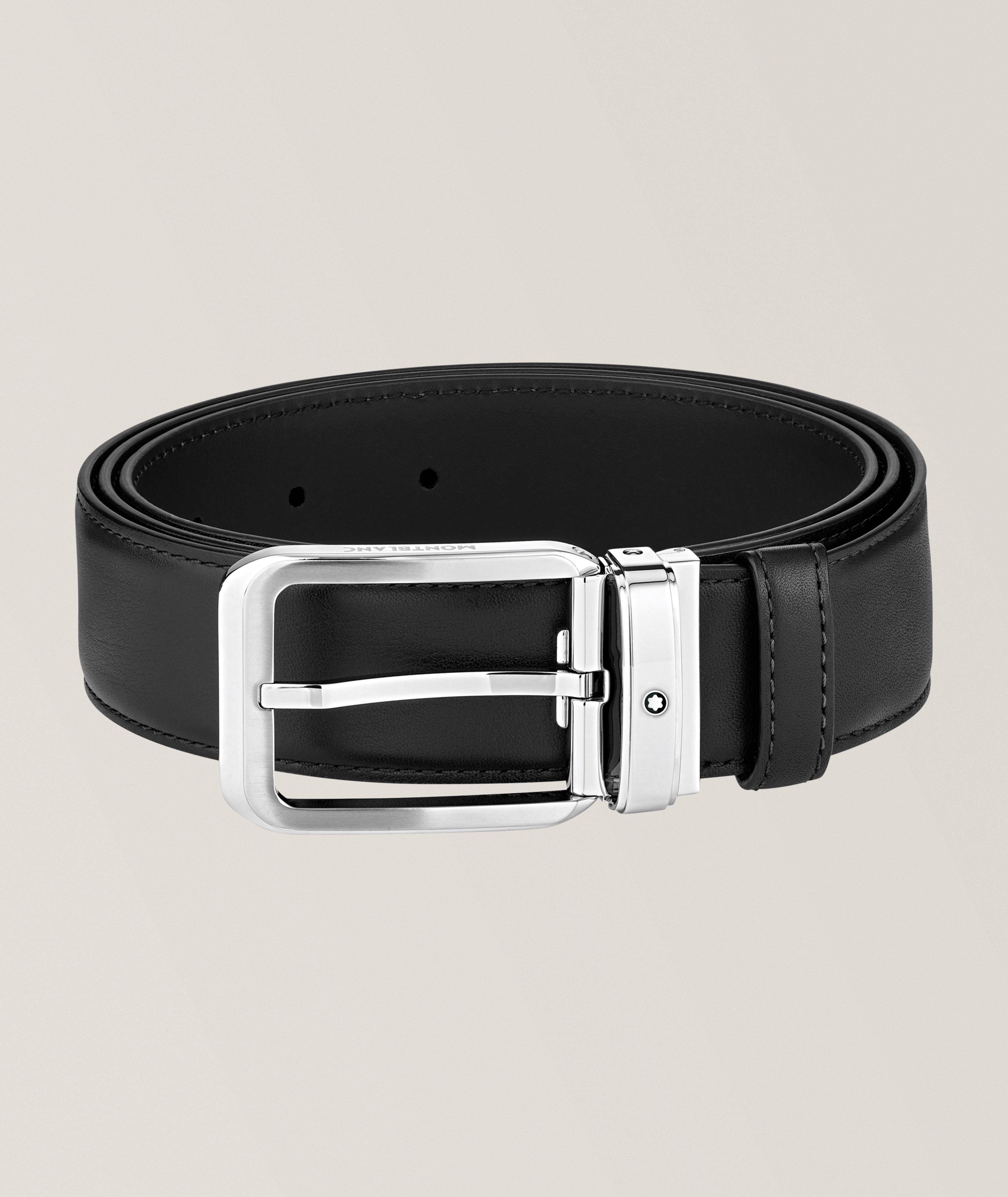 Ceinture en cuir à boucle rectangulaire image 0