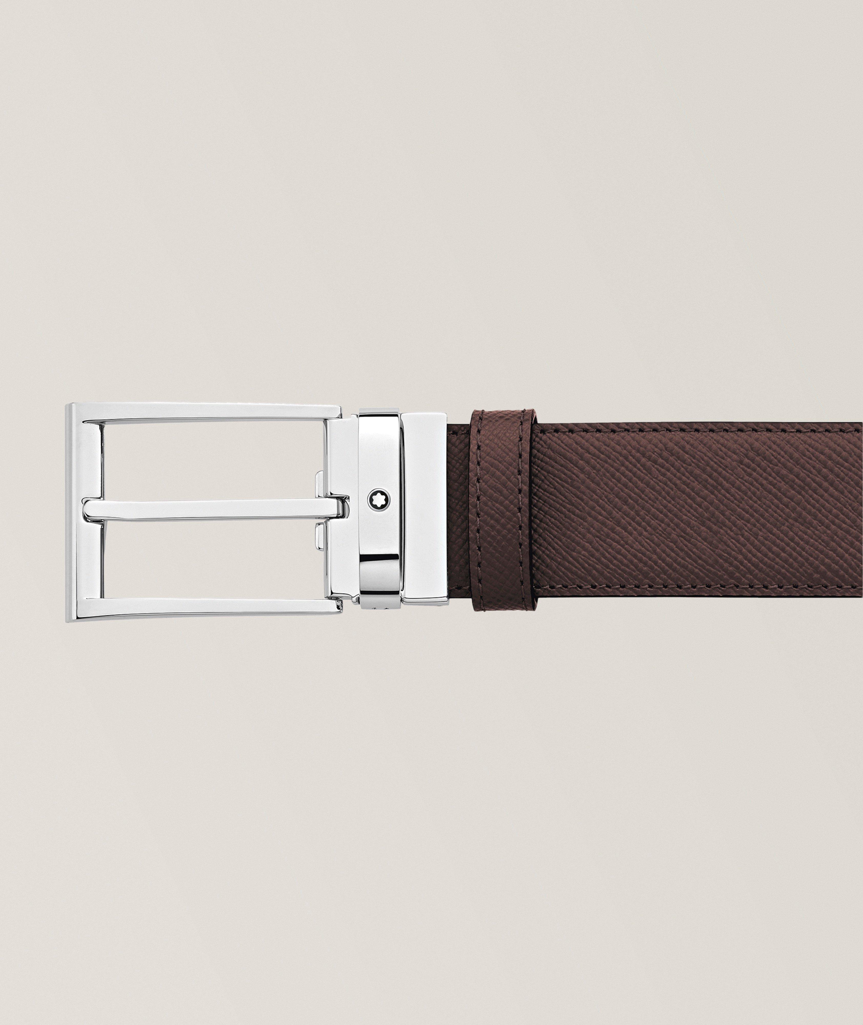 Reversible Saffiano Leather Belt  image 2