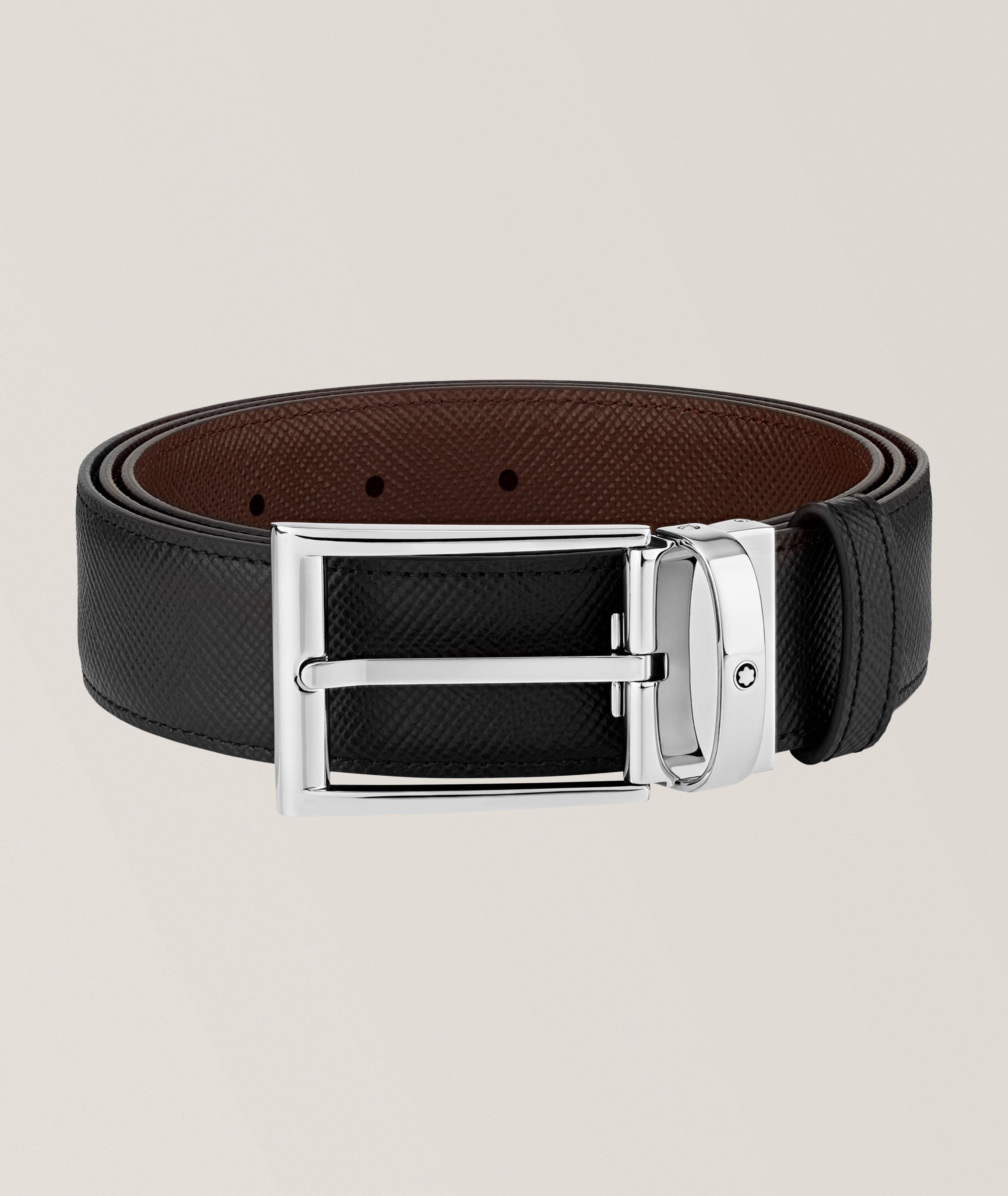 Reversible Saffiano Leather Belt  image 0