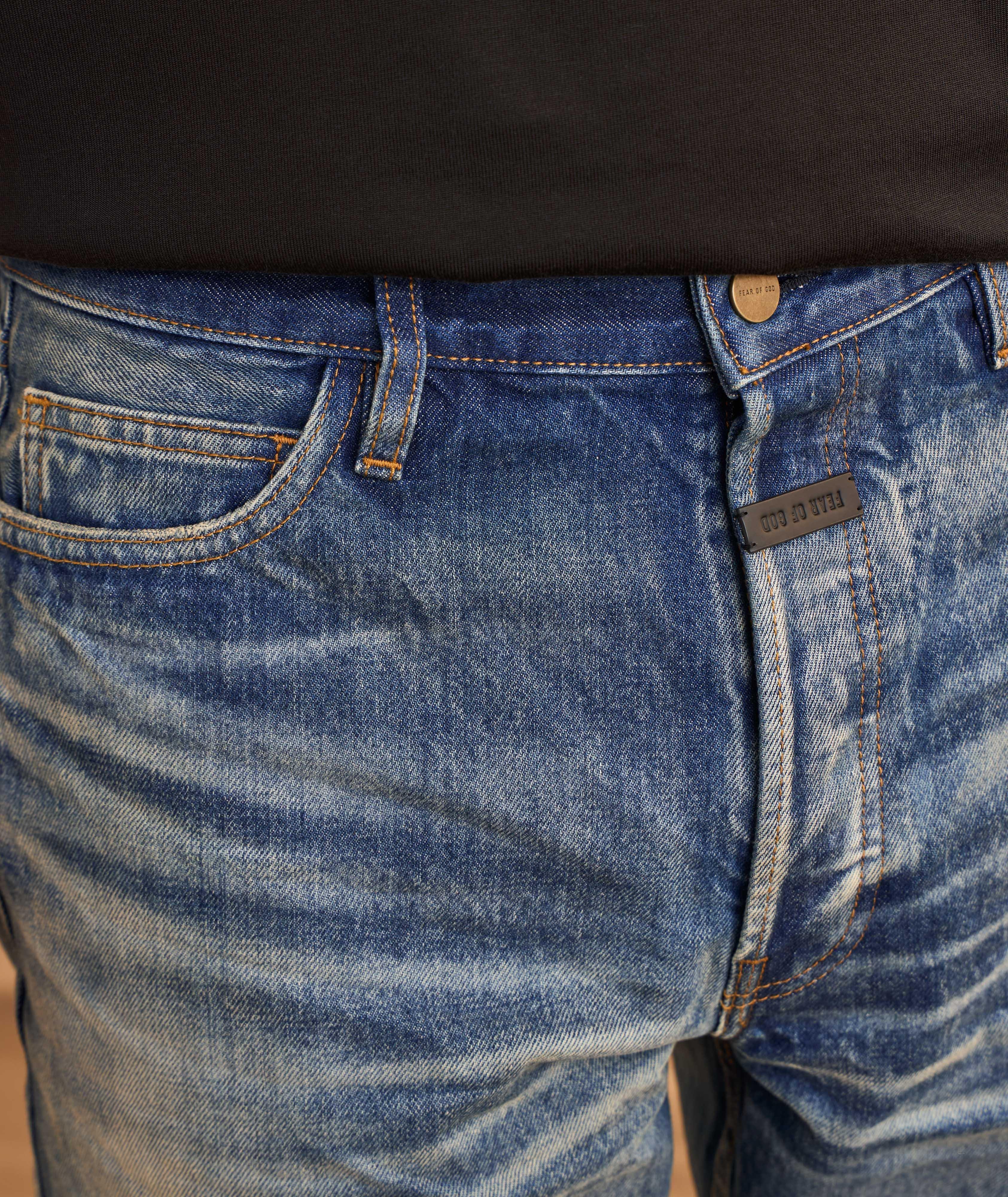 Jean droit à cinq poches classique image 3