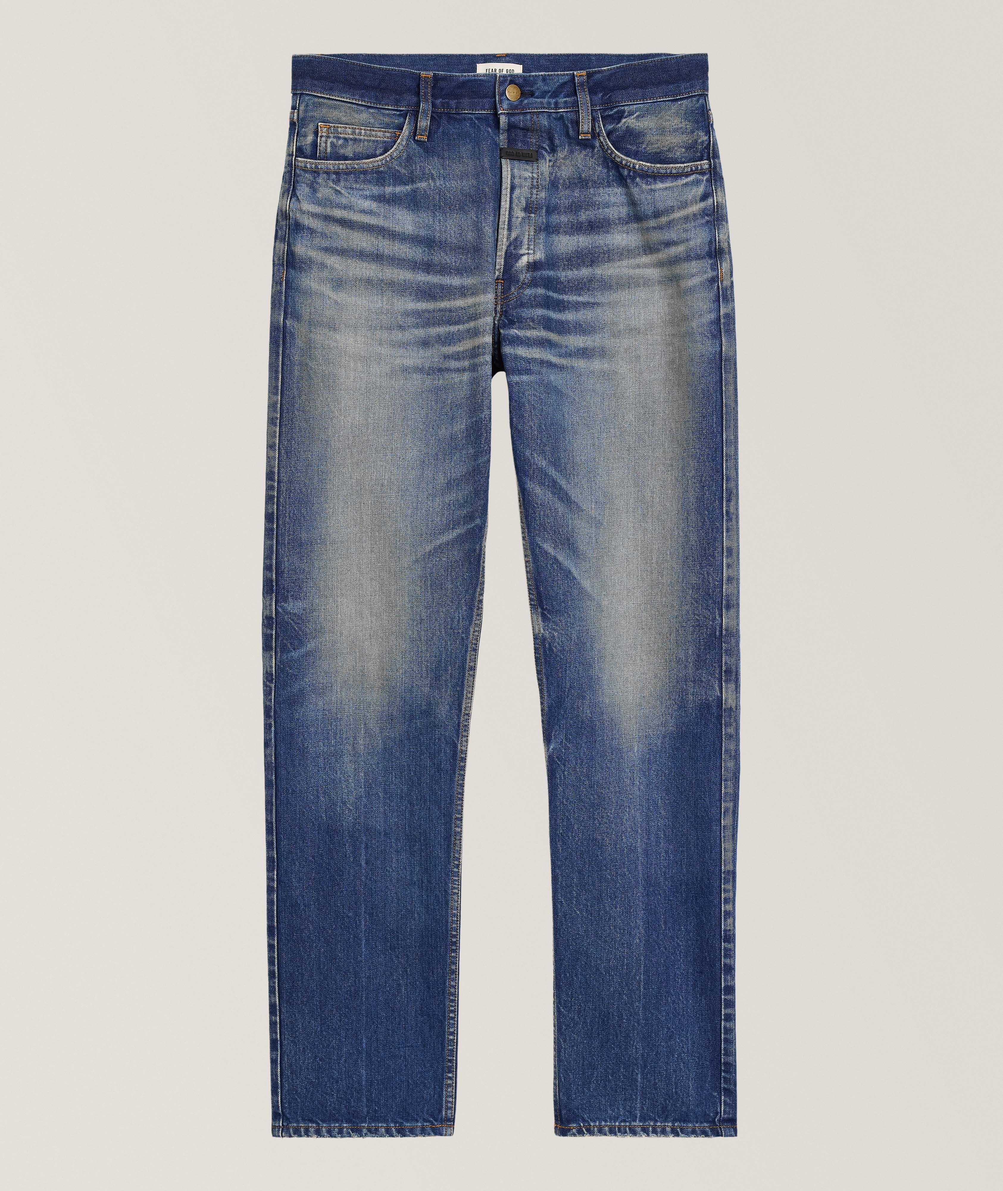 Classic 5-Pocket Straight Jeans  image 0