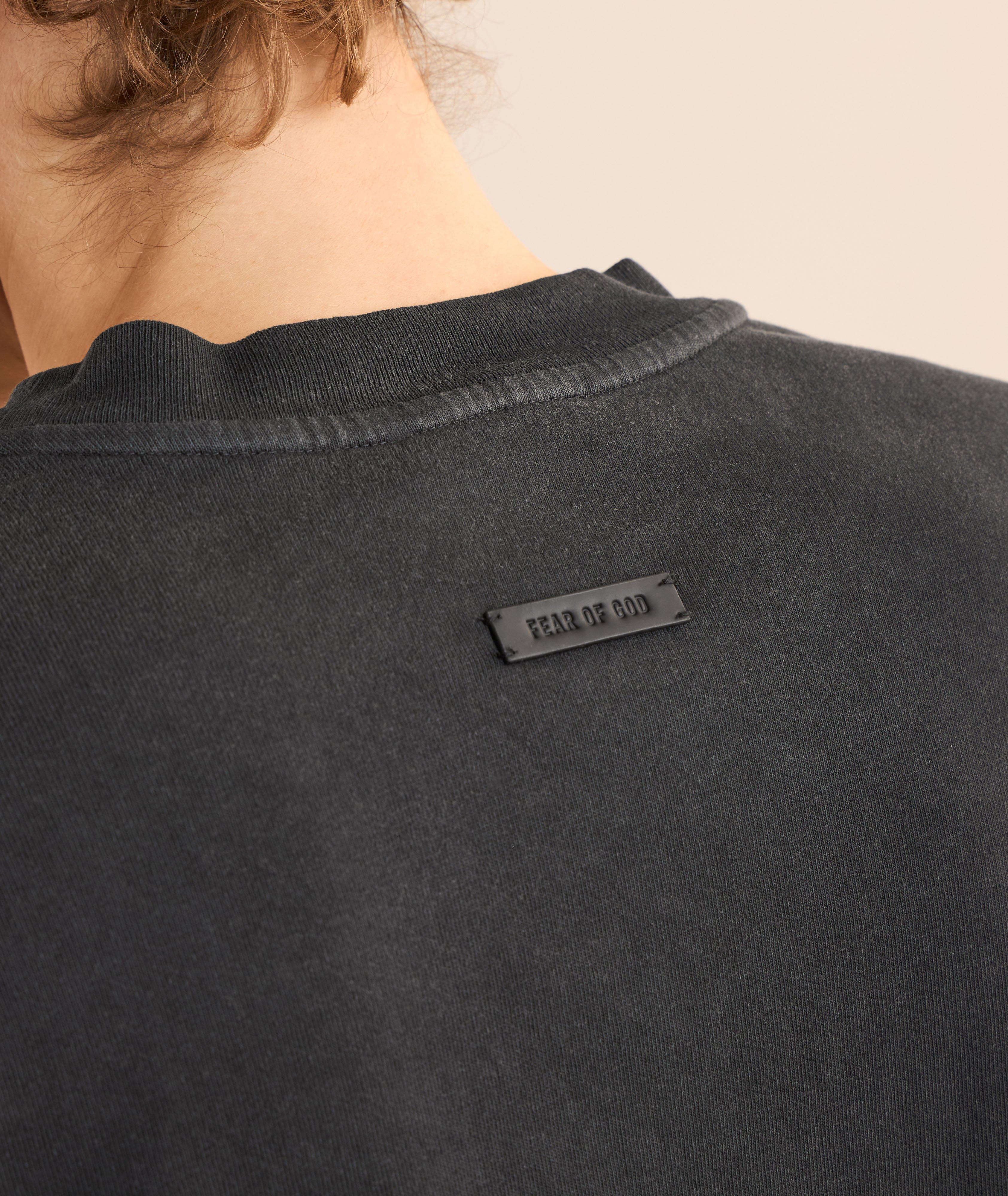 T-shirt à manches longues en coton à logo image 3