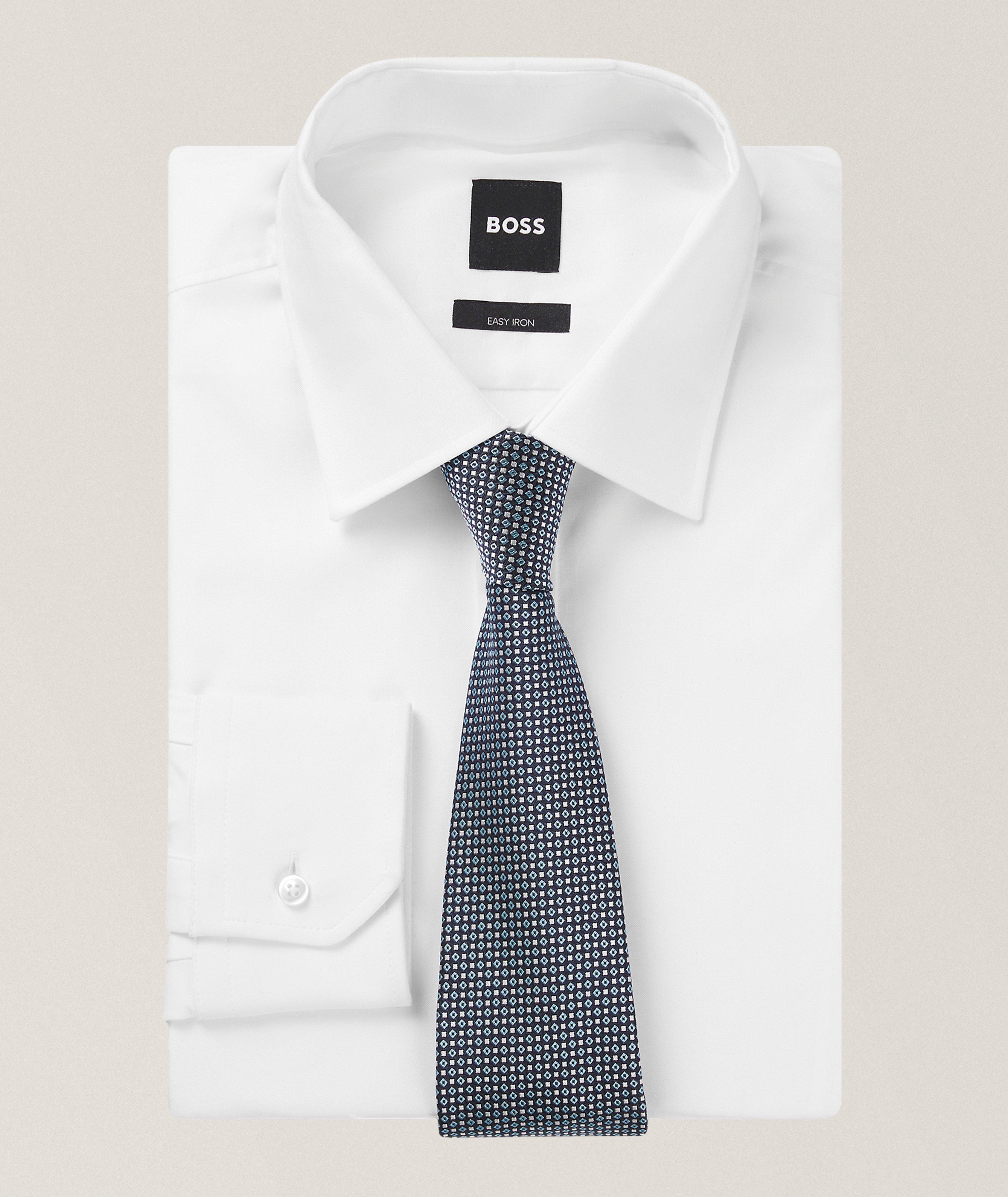 Micro-Neat Silk-Blend Jacquard Tie  image 3