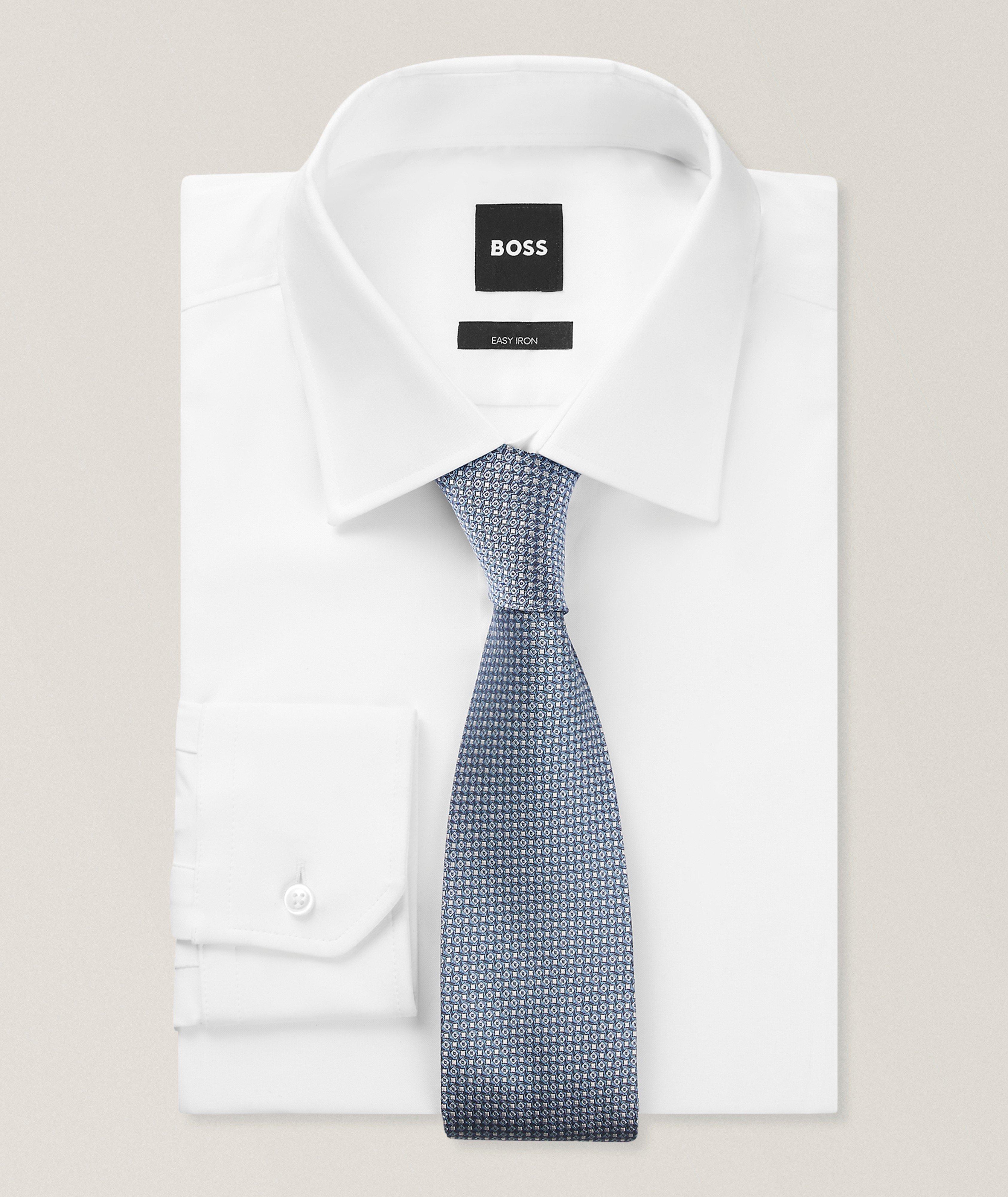 Micro-Neat Silk-Blend Jacquard Tie  image 2