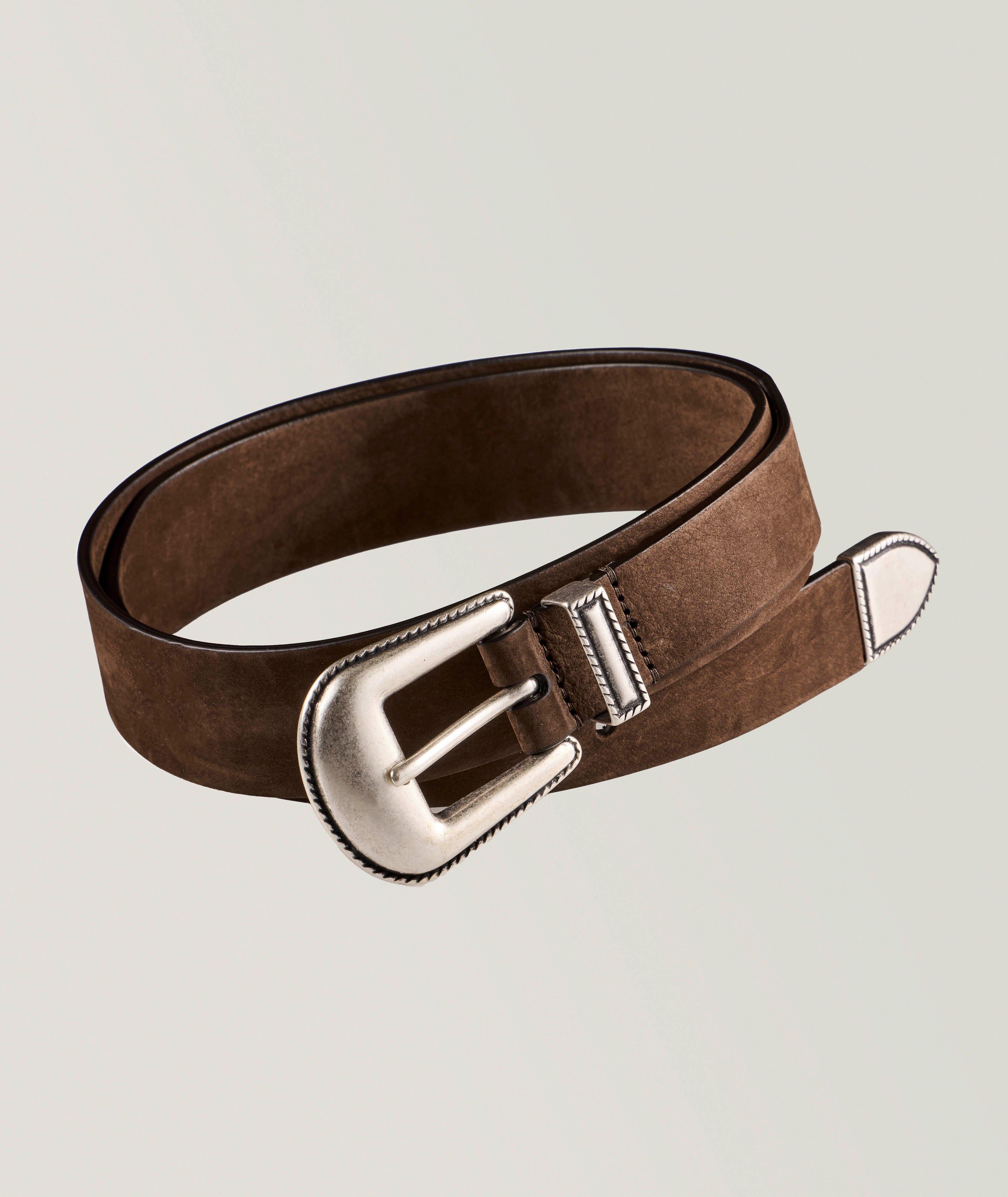 Western Nubuck Leather Belt  image 0