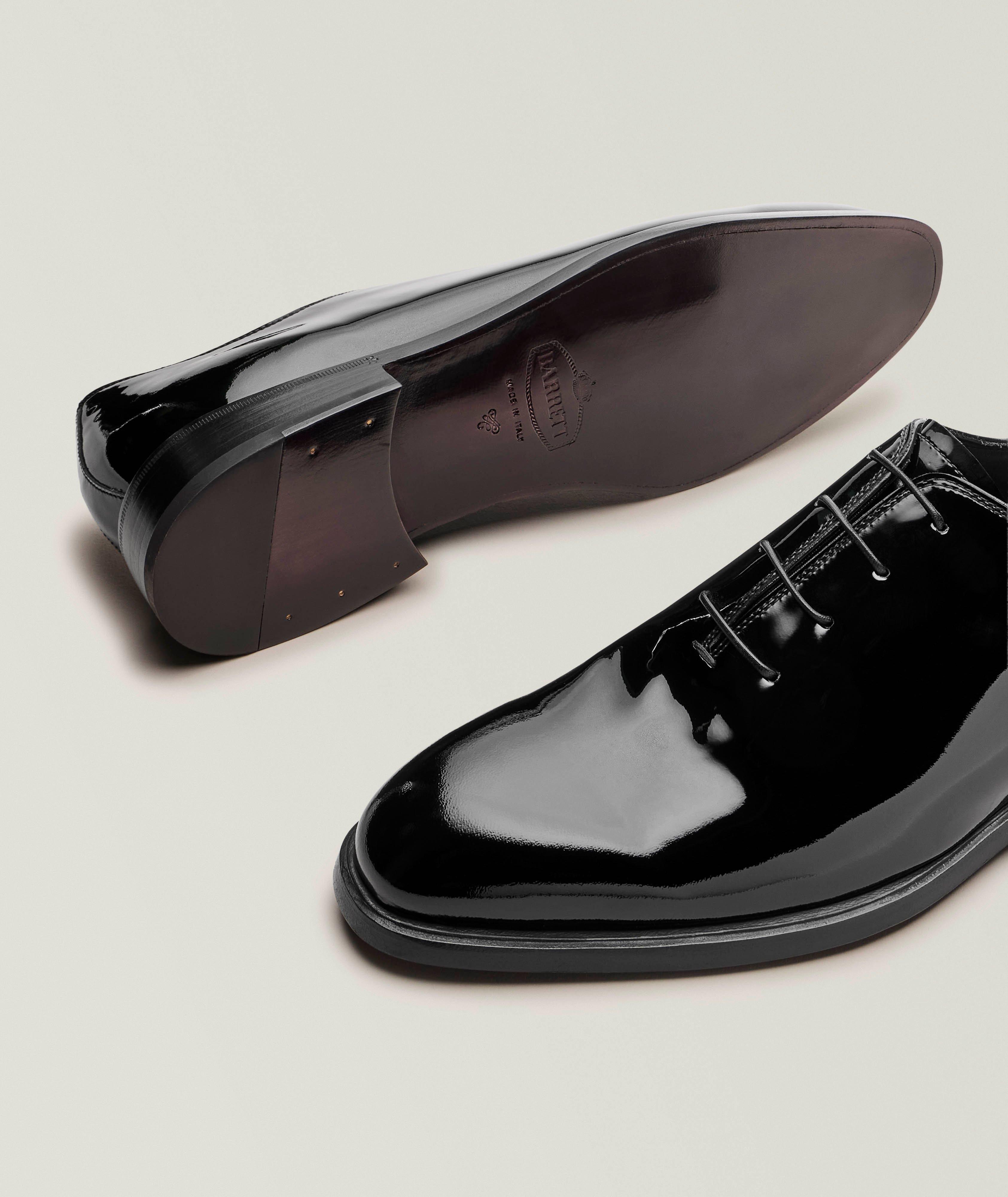 Patent Whole Cut Leather Oxfords image 3