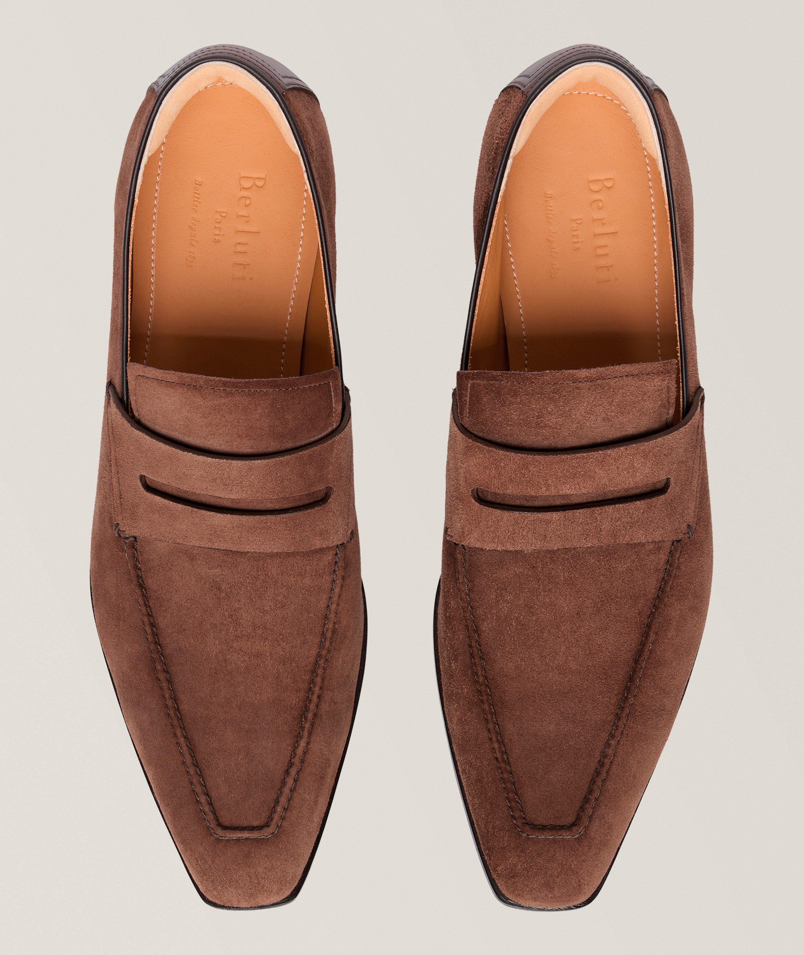 Suede Penny Loafers image 1