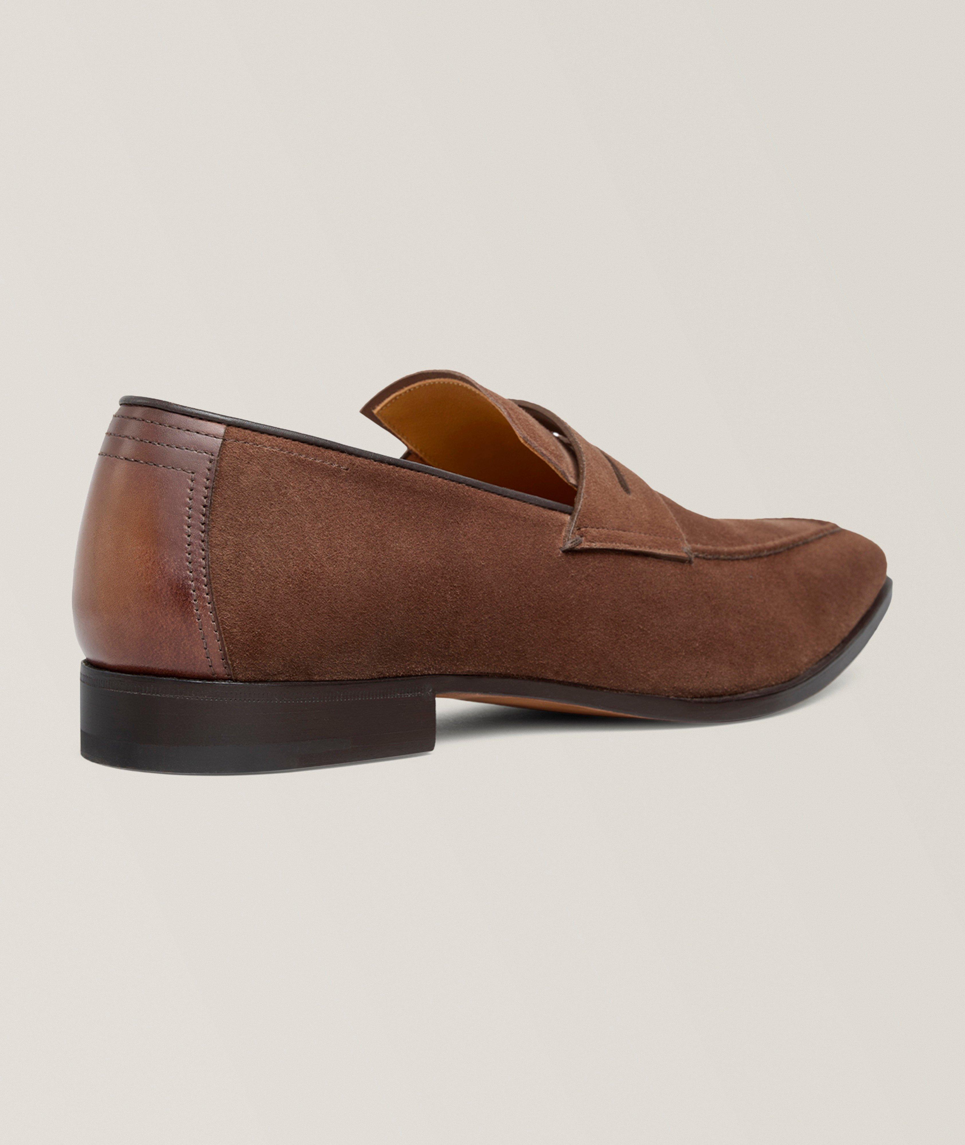 Suede Penny Loafers image 2