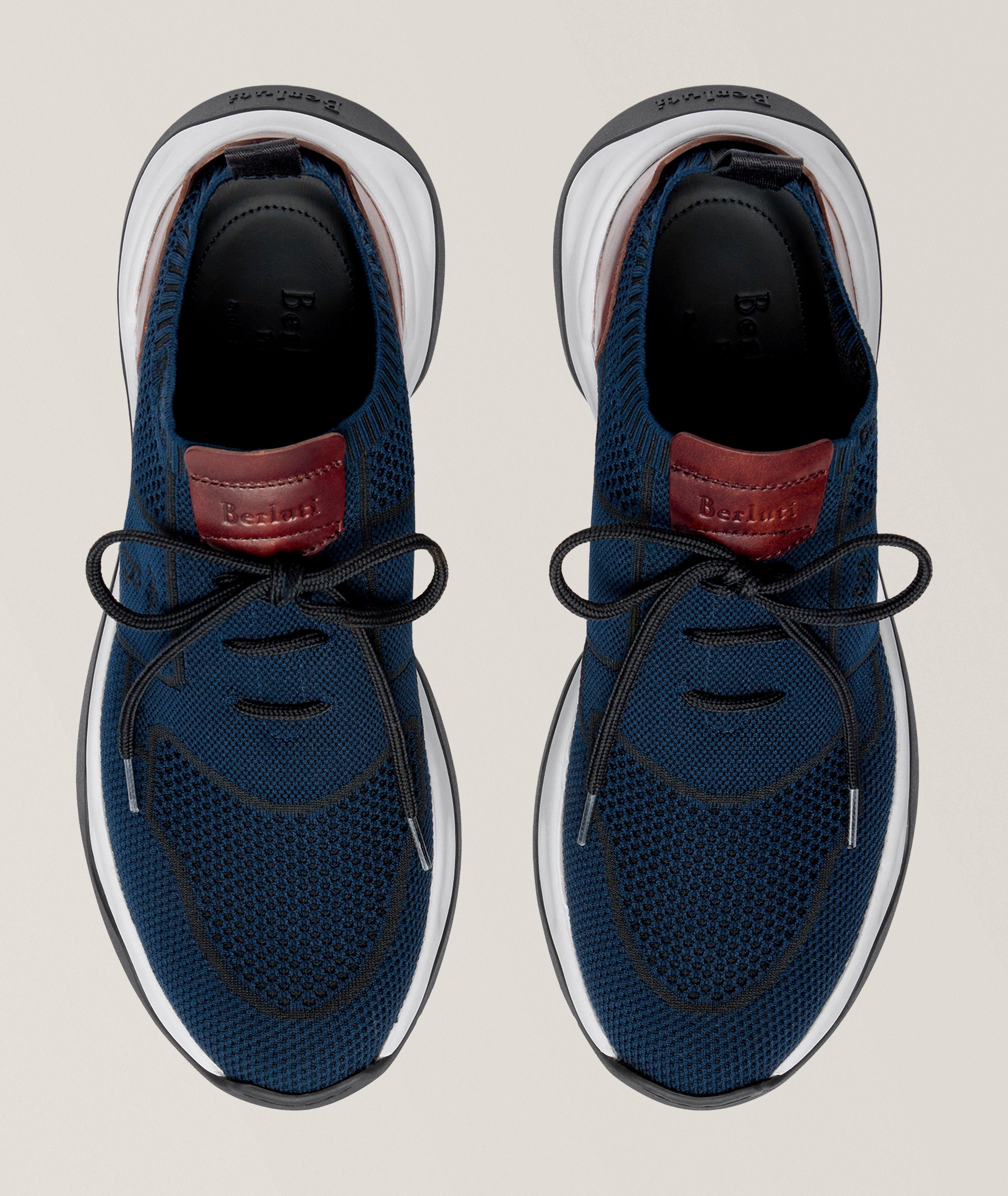 Shadow Knit & Leather Sneakers image 1