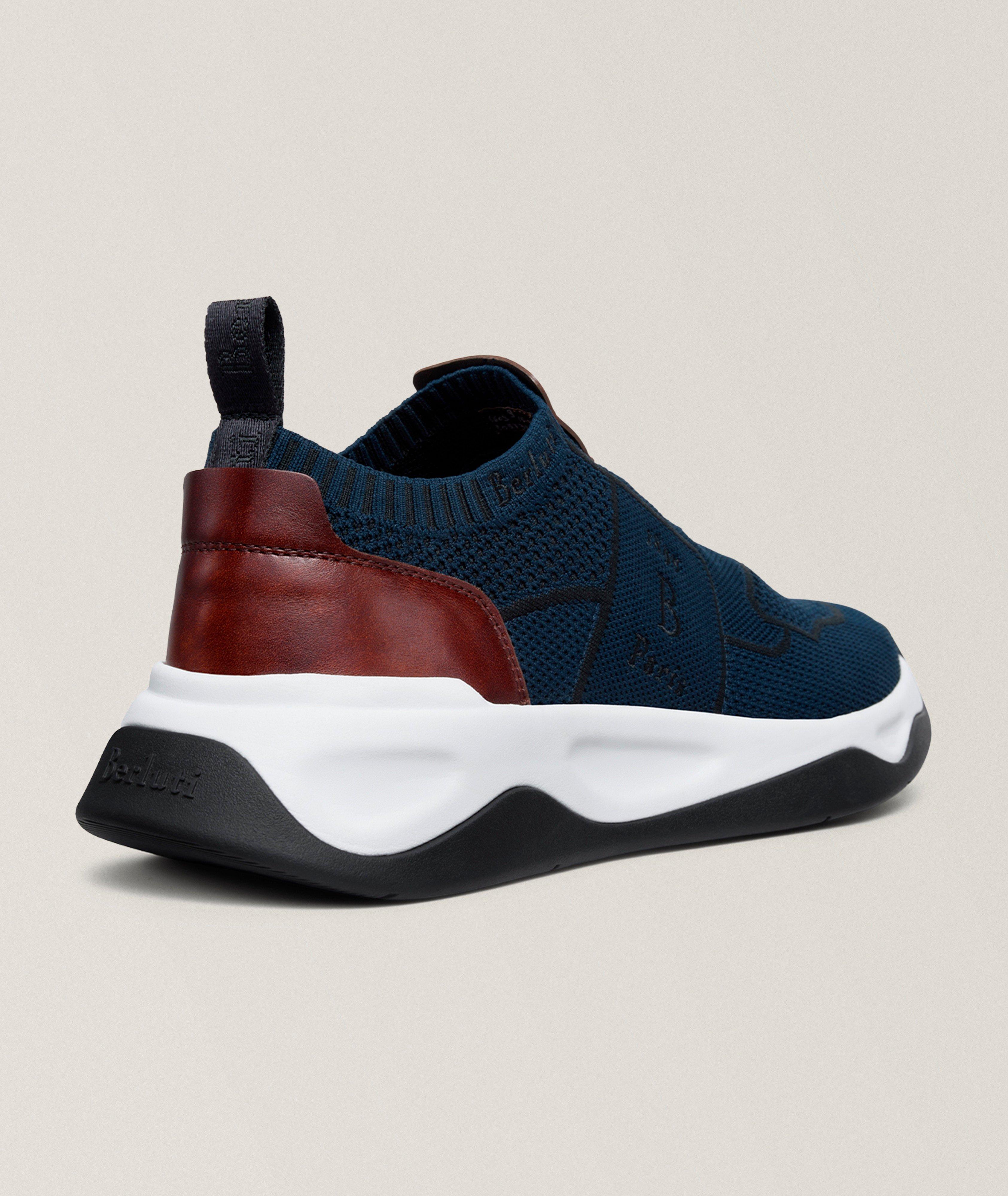 Shadow Knit & Leather Sneakers image 2