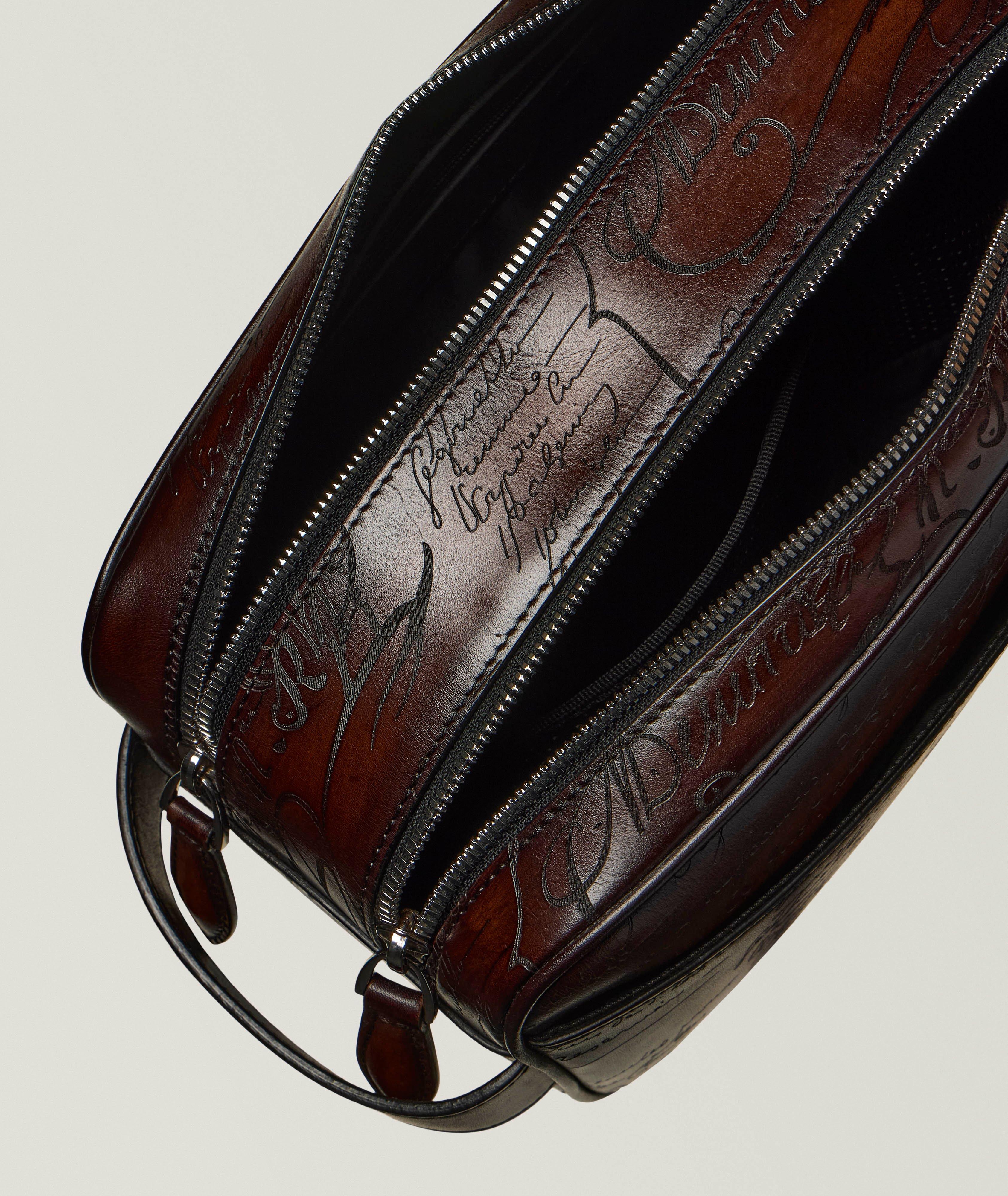Berluti Scritto Venezia Leather Toiletry Bag | Bags & Cases