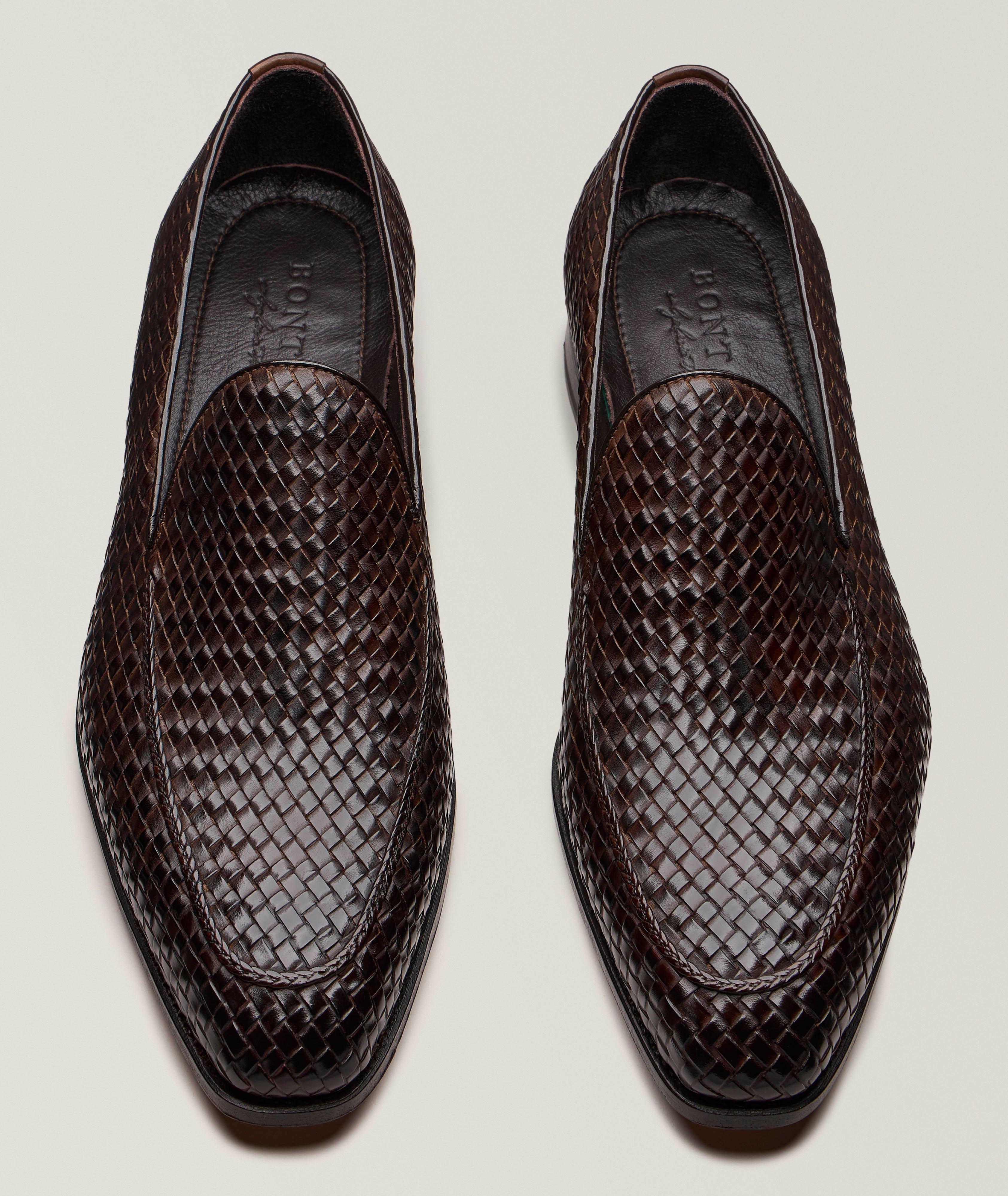Mosaico Venetian Woven Leather Loafers image 1