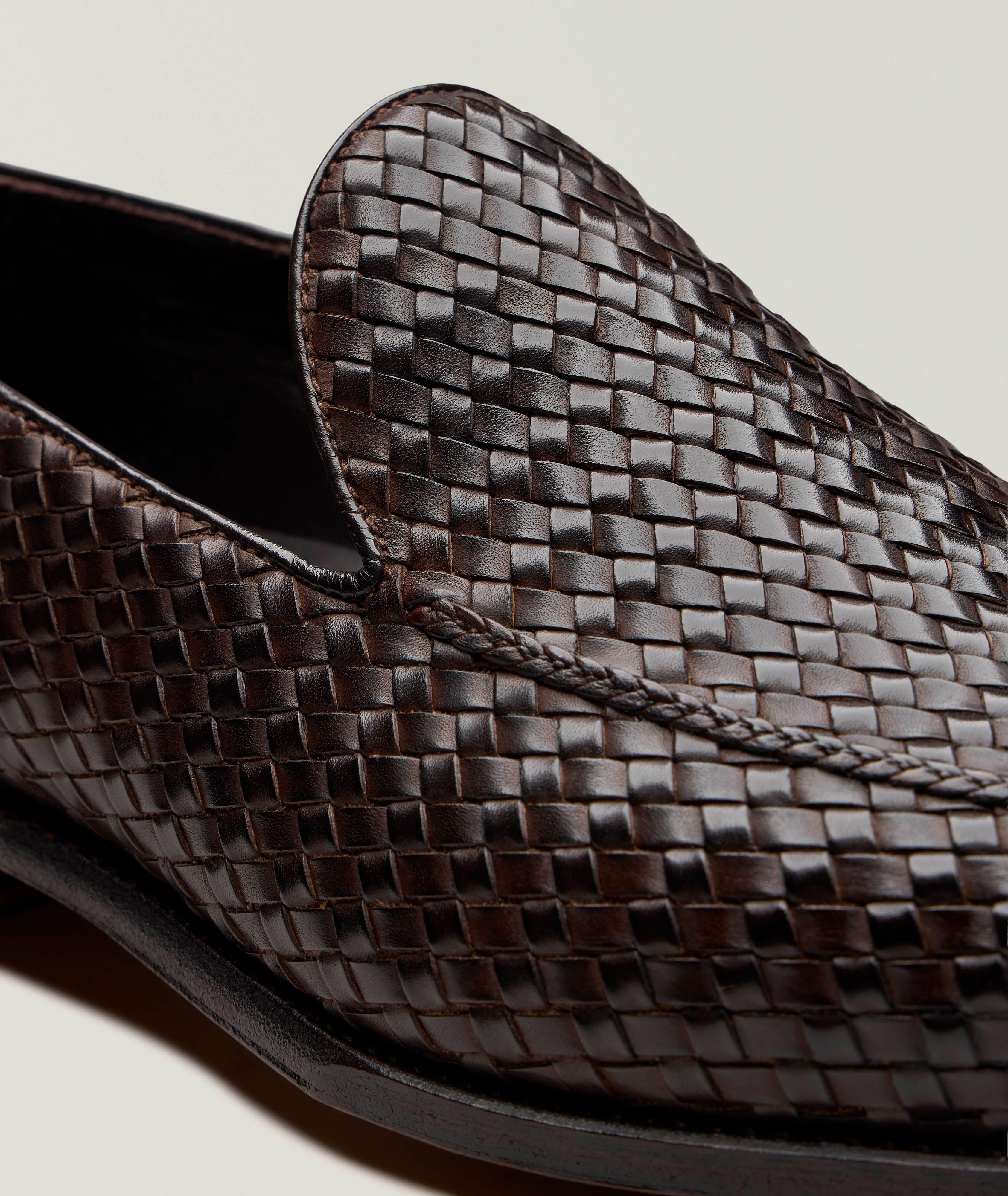 Mosaico Venetian Woven Leather Loafers image 2