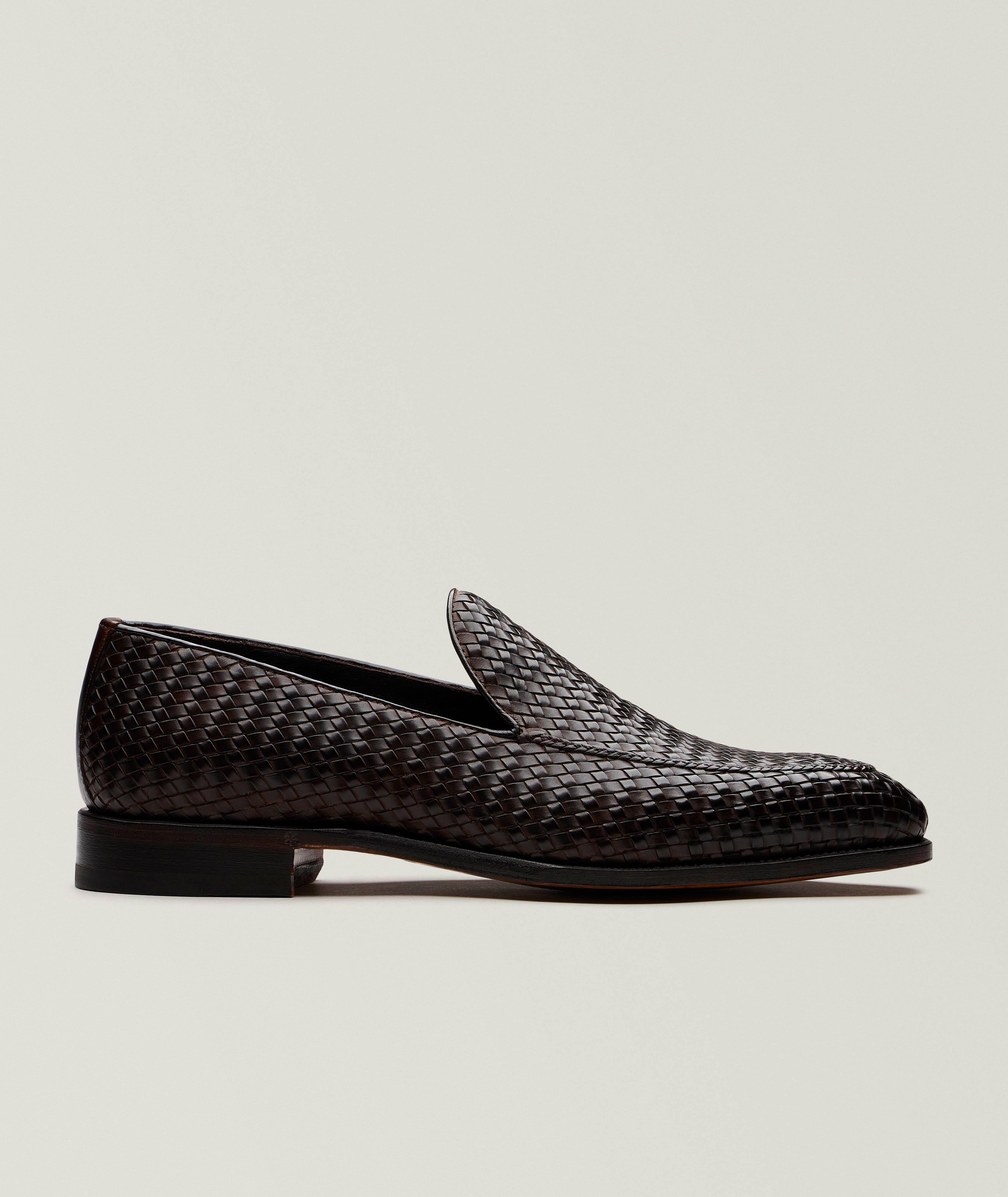 Mosaico Venetian Woven Leather Loafers image 0