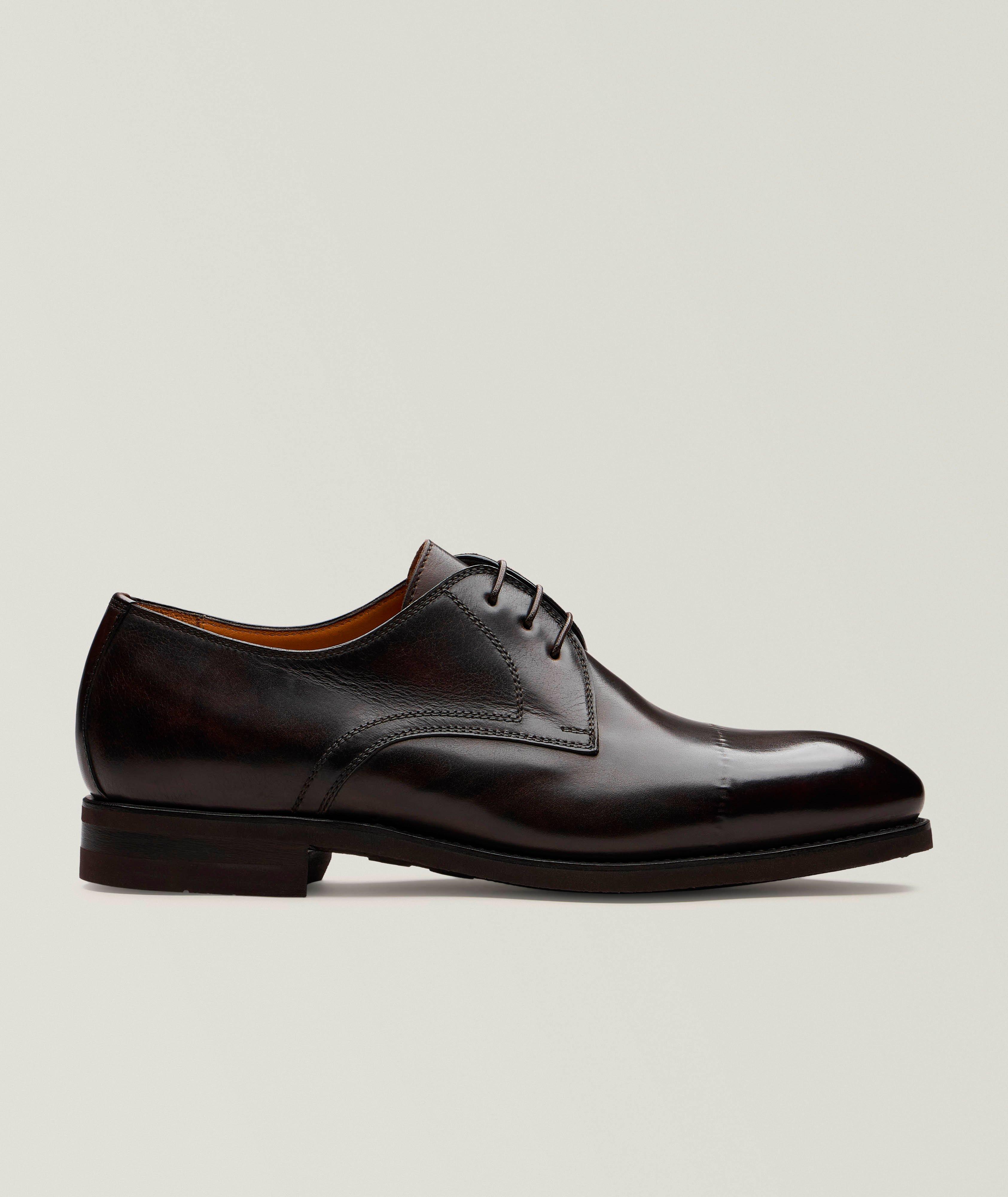 Bontoni Umberto Reverse Stitch Leather Derbies