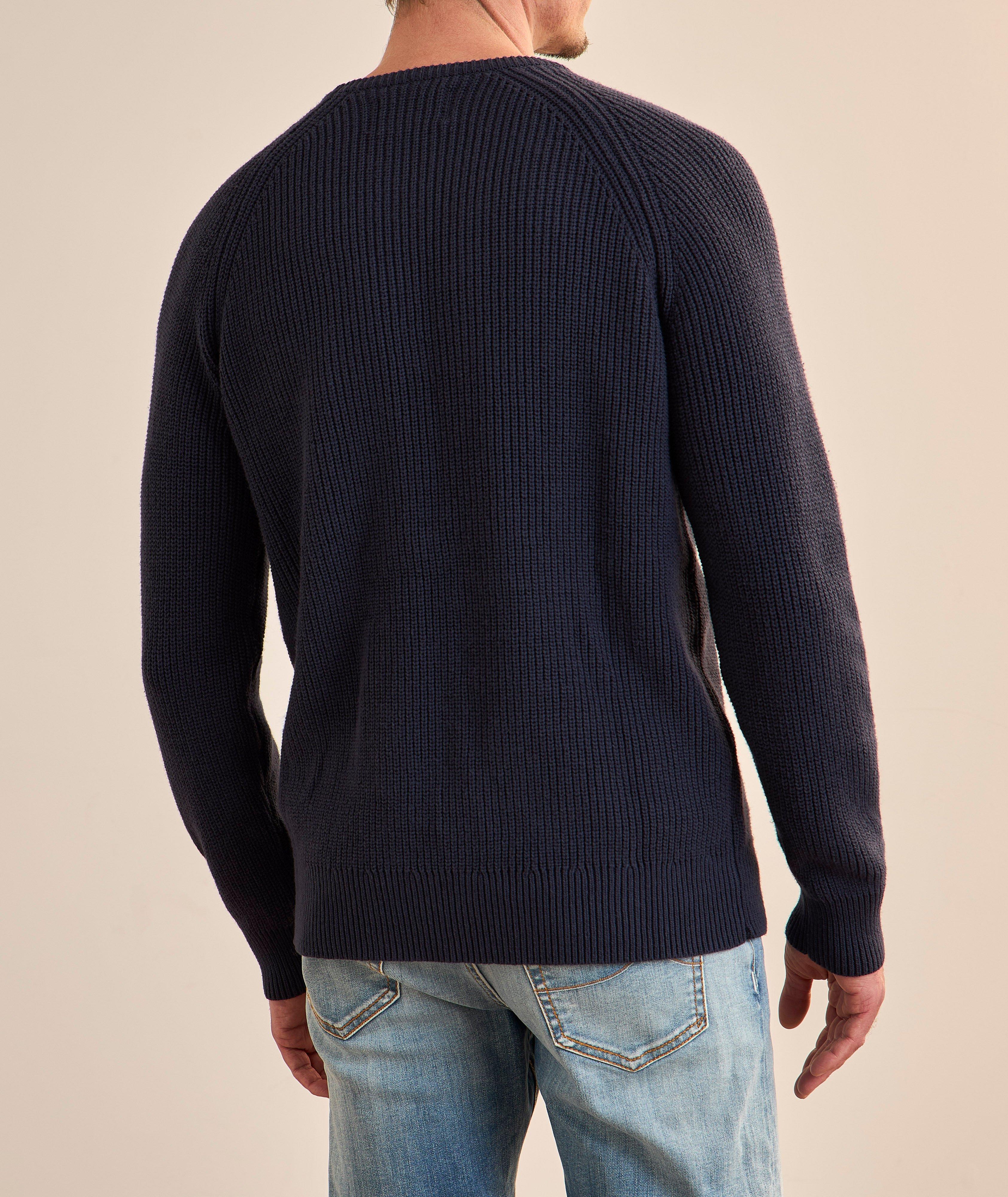 Pull pêcheur raglan coton mélangé image 2