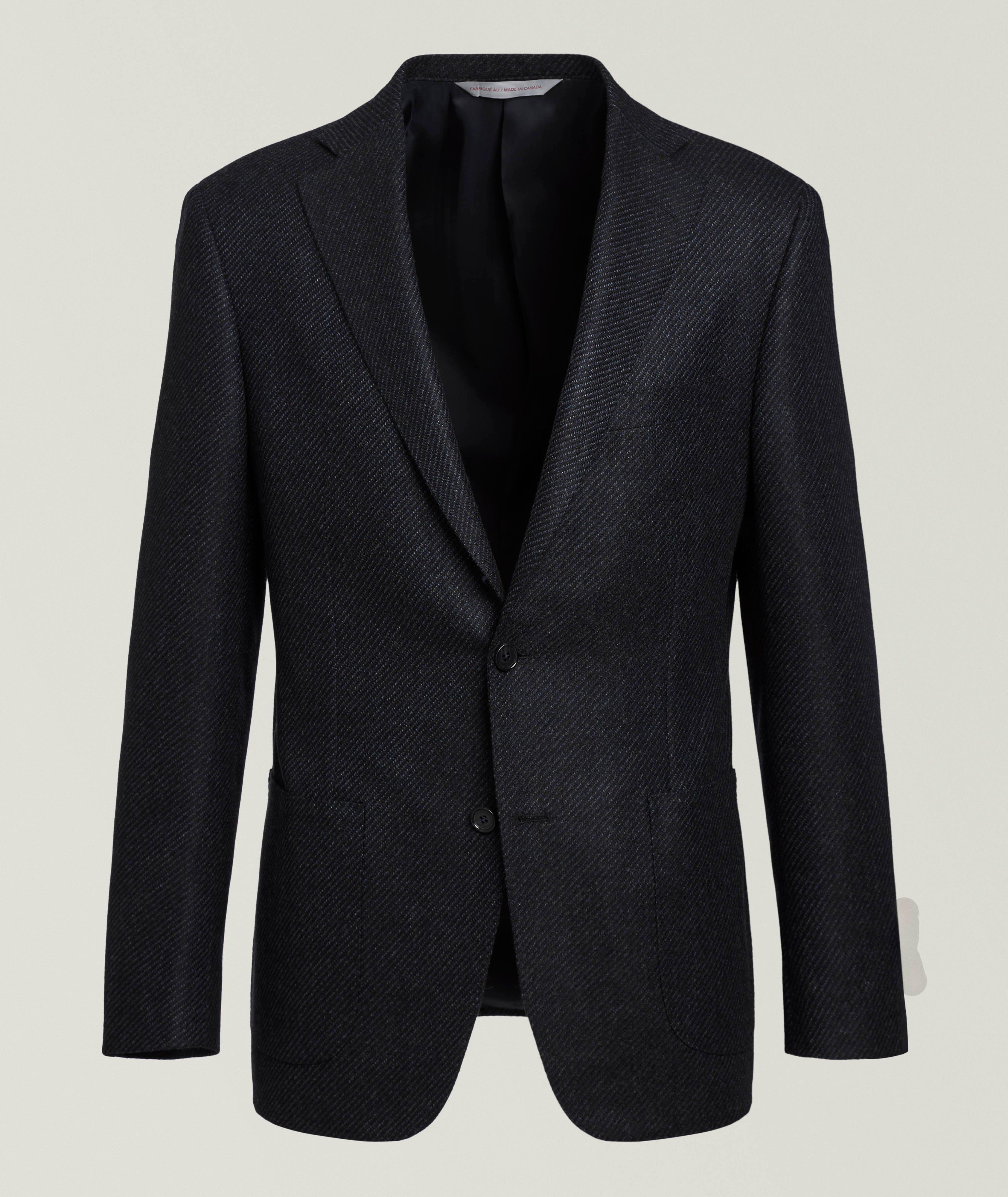 SAMUELSOHN NAVY TWILL CASHMERE COSMO SOFT FL JACKET image 0