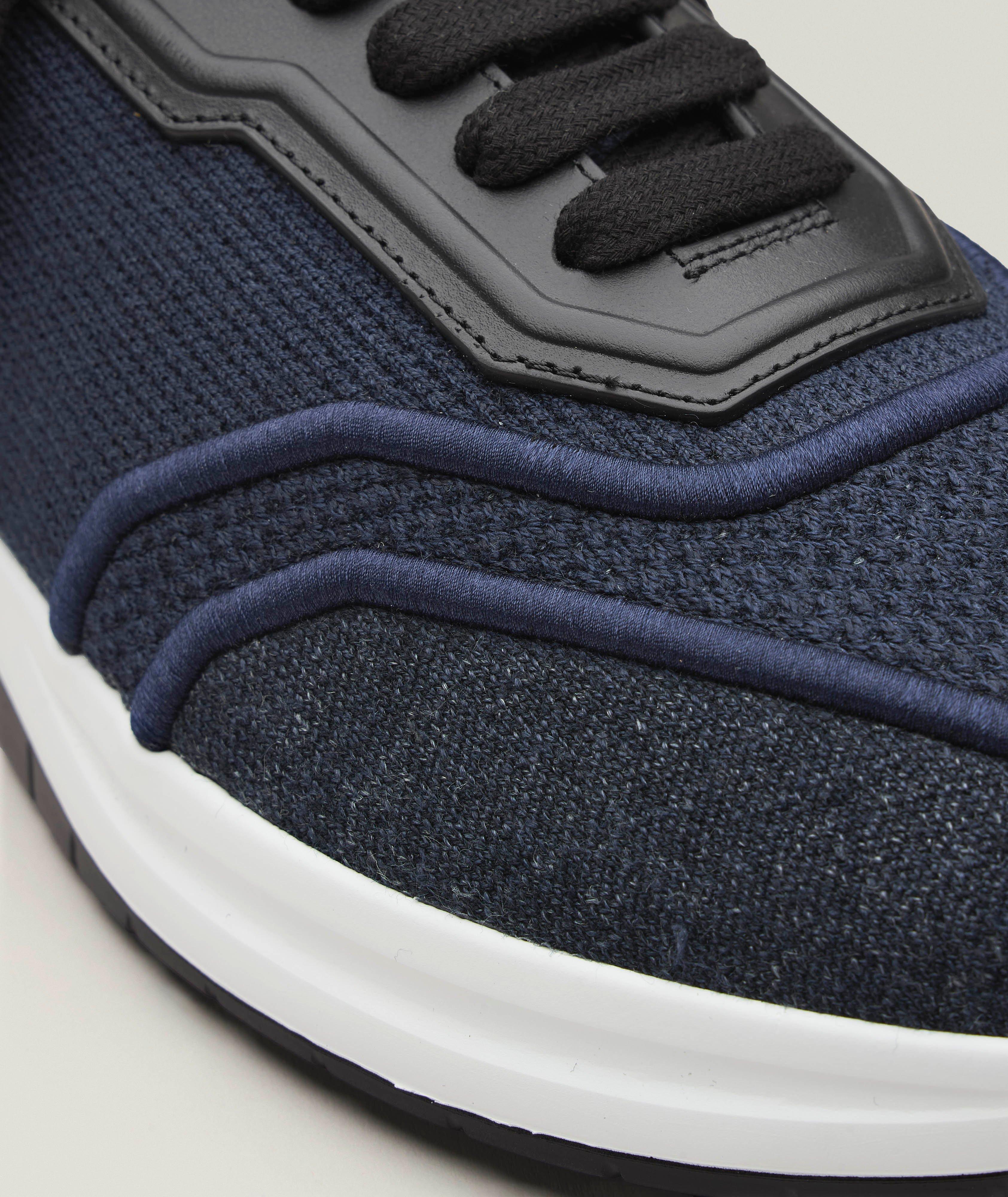 Cashmere 
Wool Knit Sneakers image 2