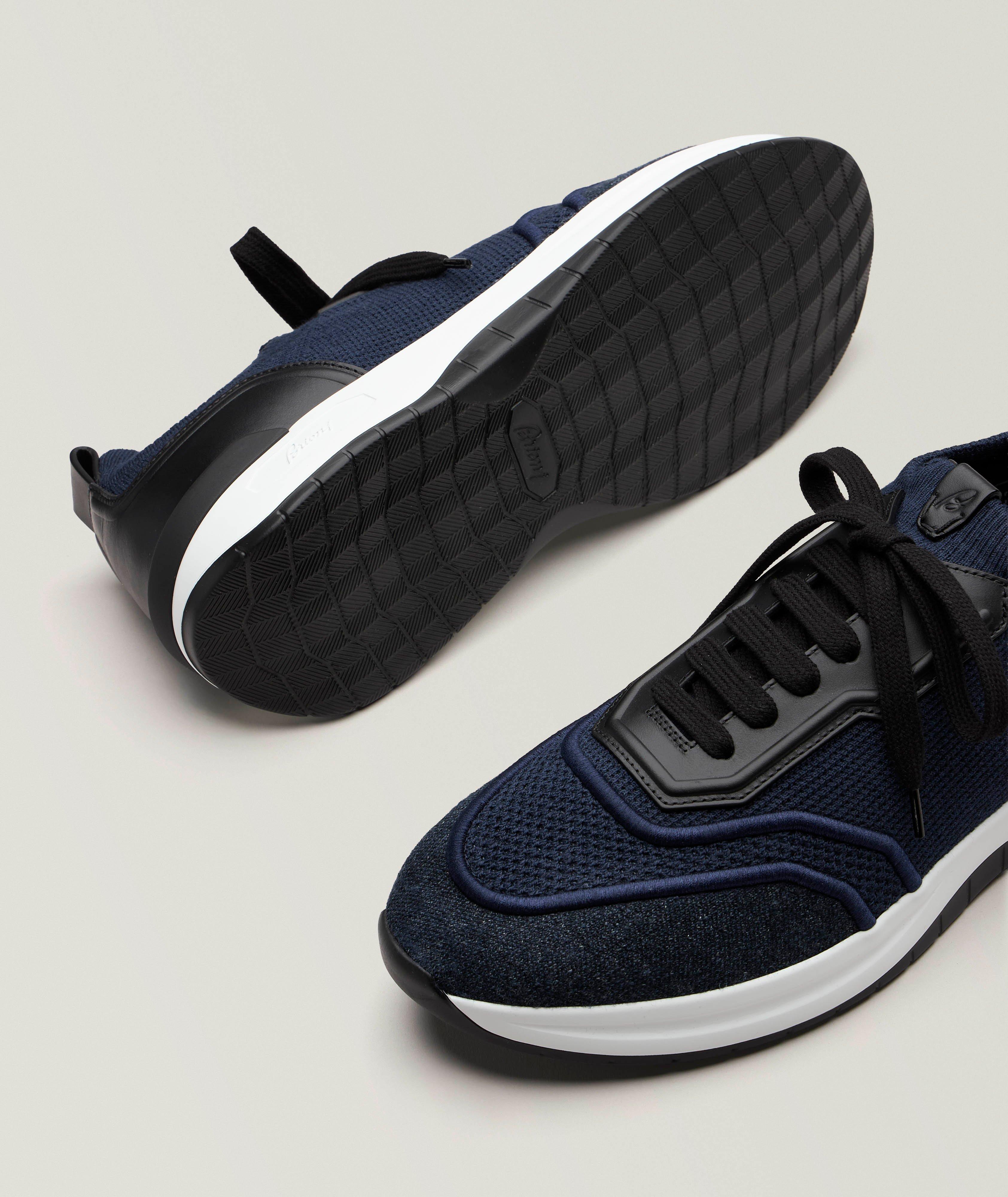 Cashmere 
Wool Knit Sneakers image 3