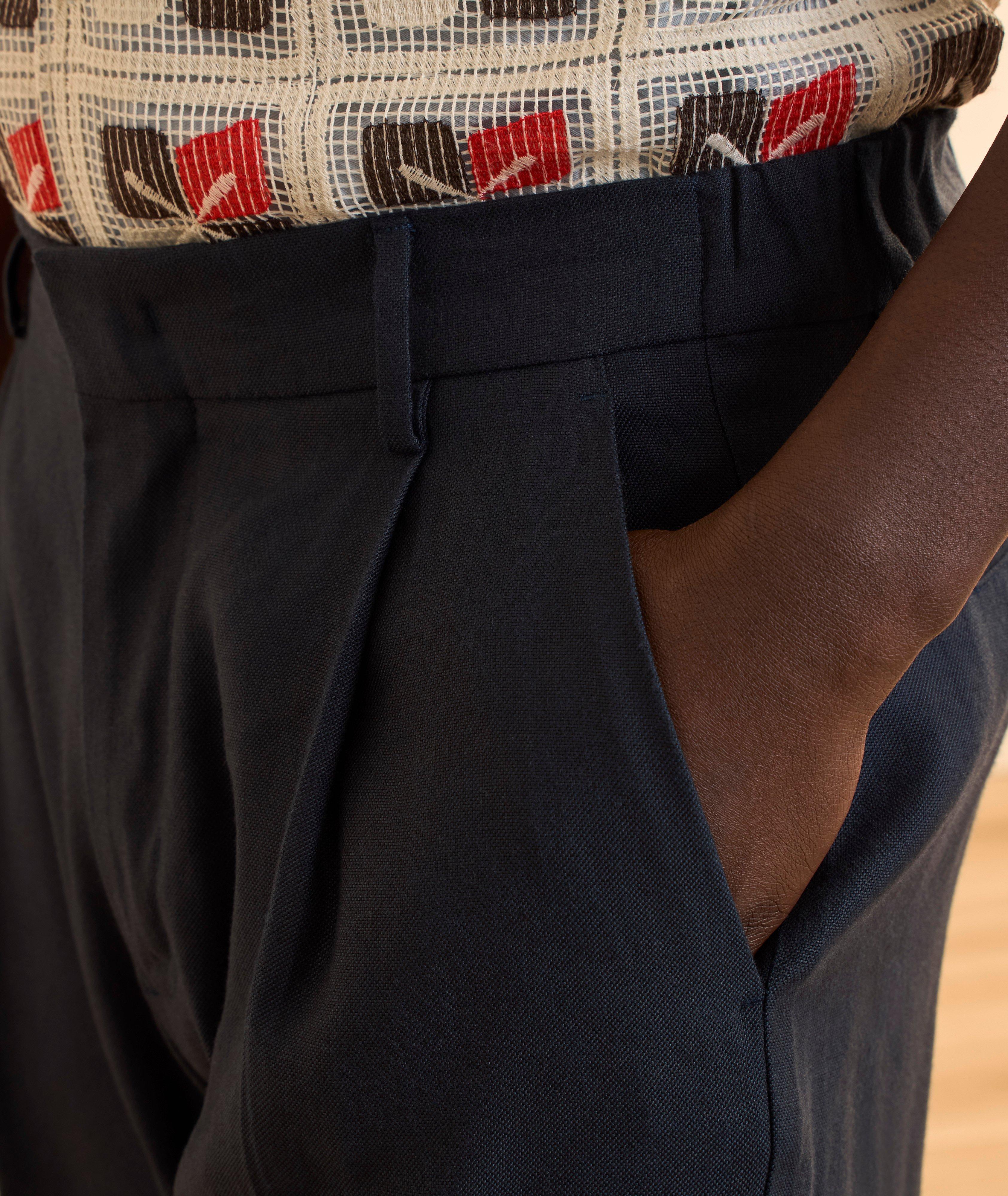 Pantalon lin mélange image 3