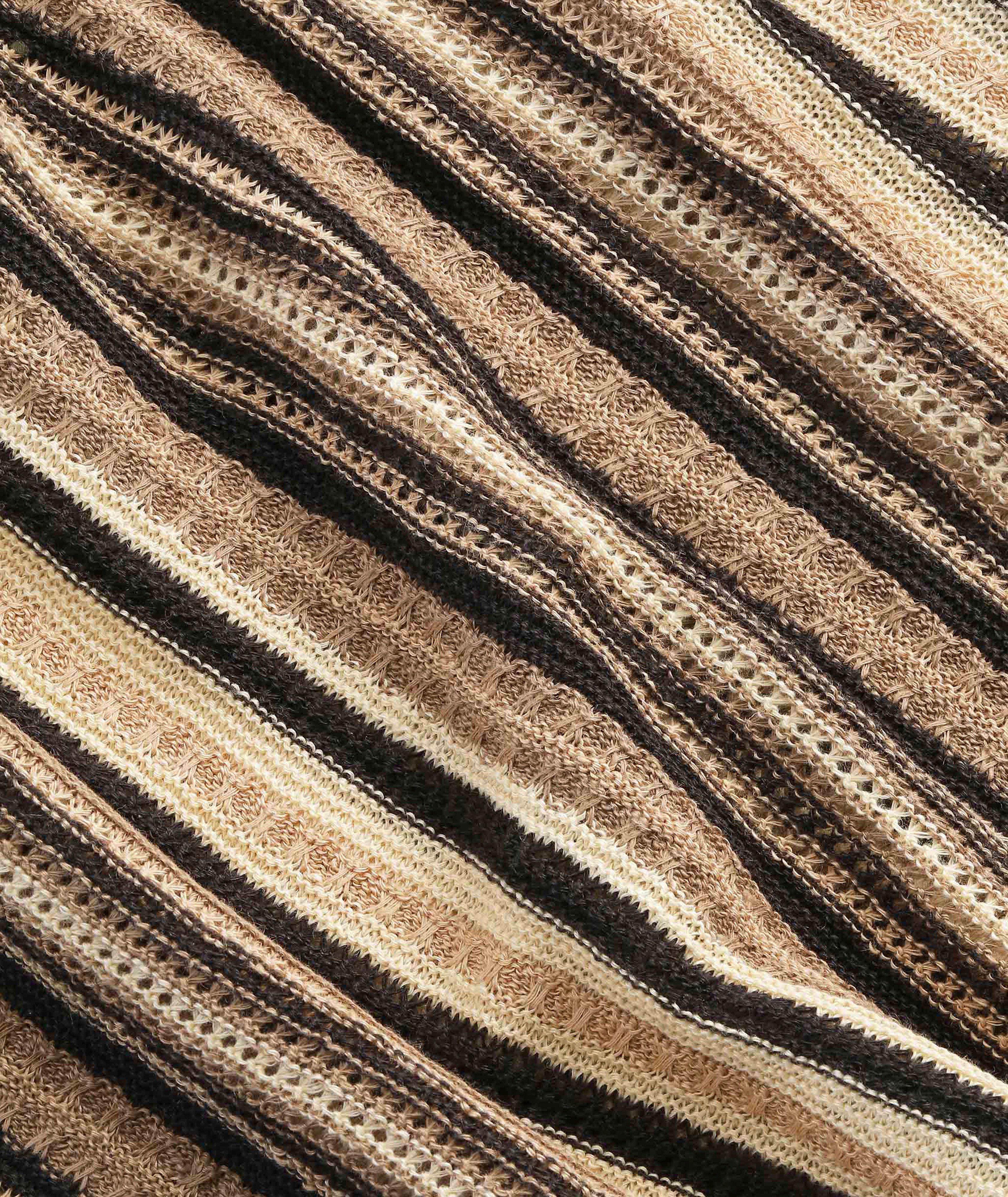 Noam Striped Johnny Collar Polo image 1