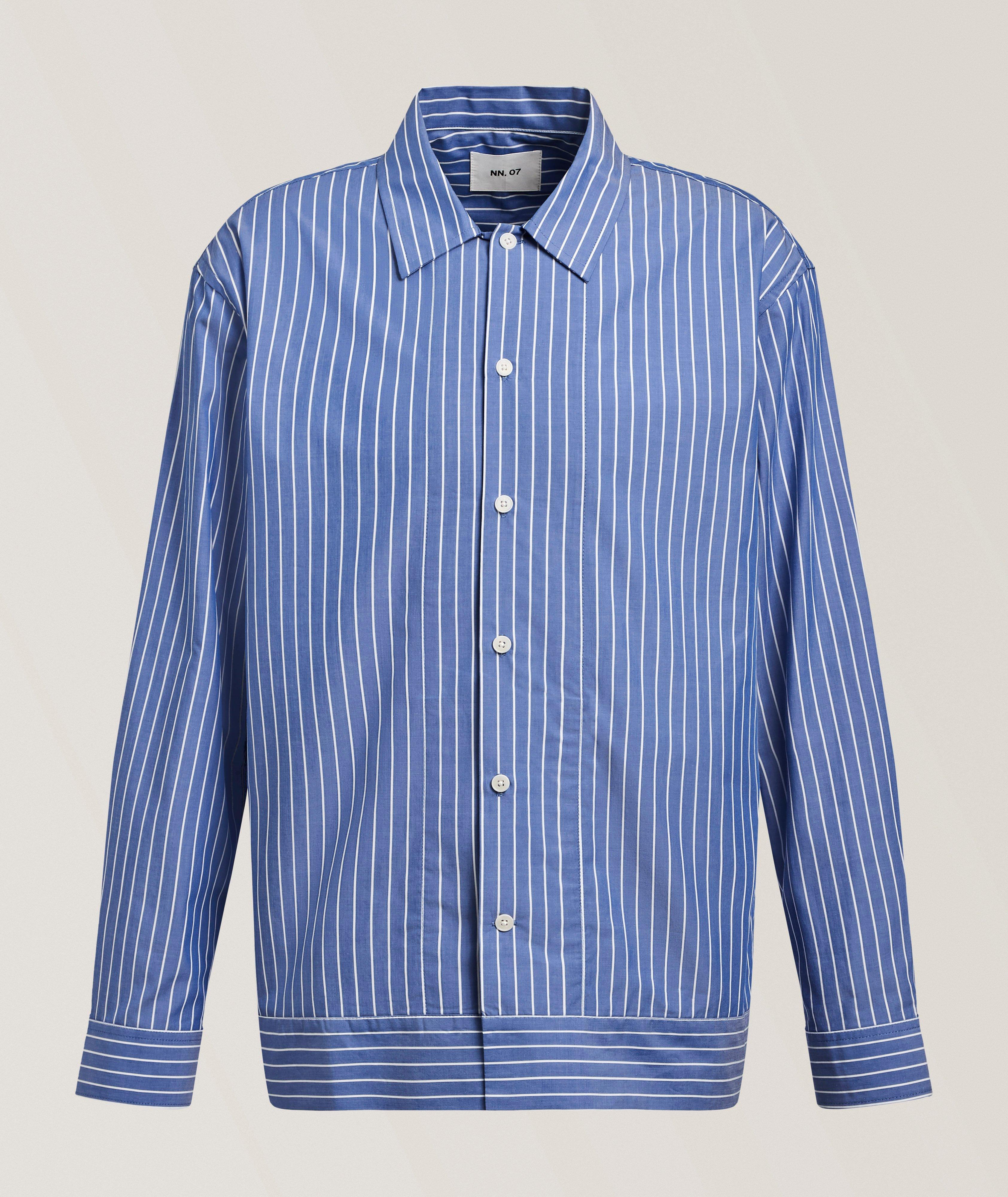 NN07 Striped Cotton Shirt 