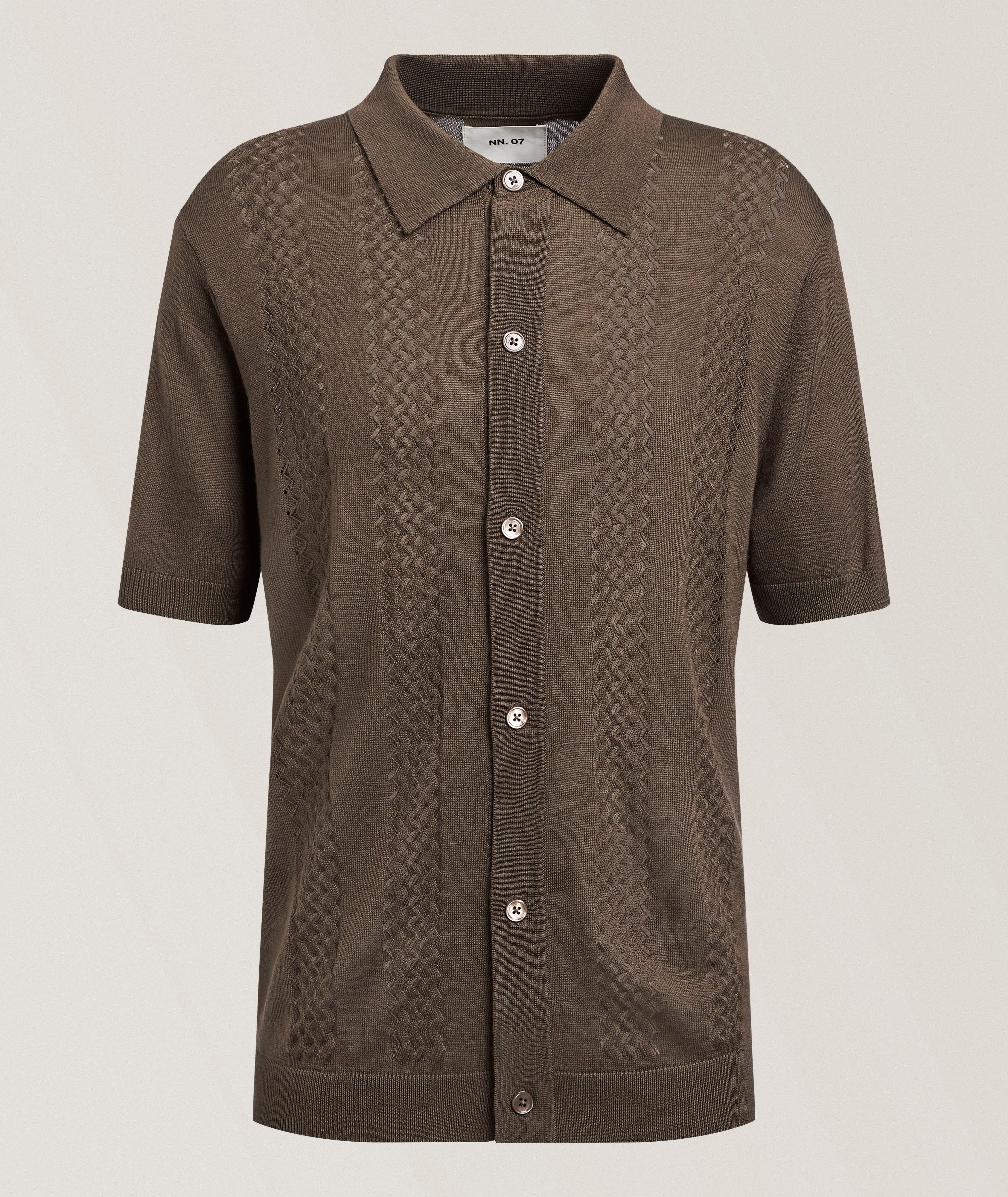 NN07 Thor Pointelle Knitted Cardigan