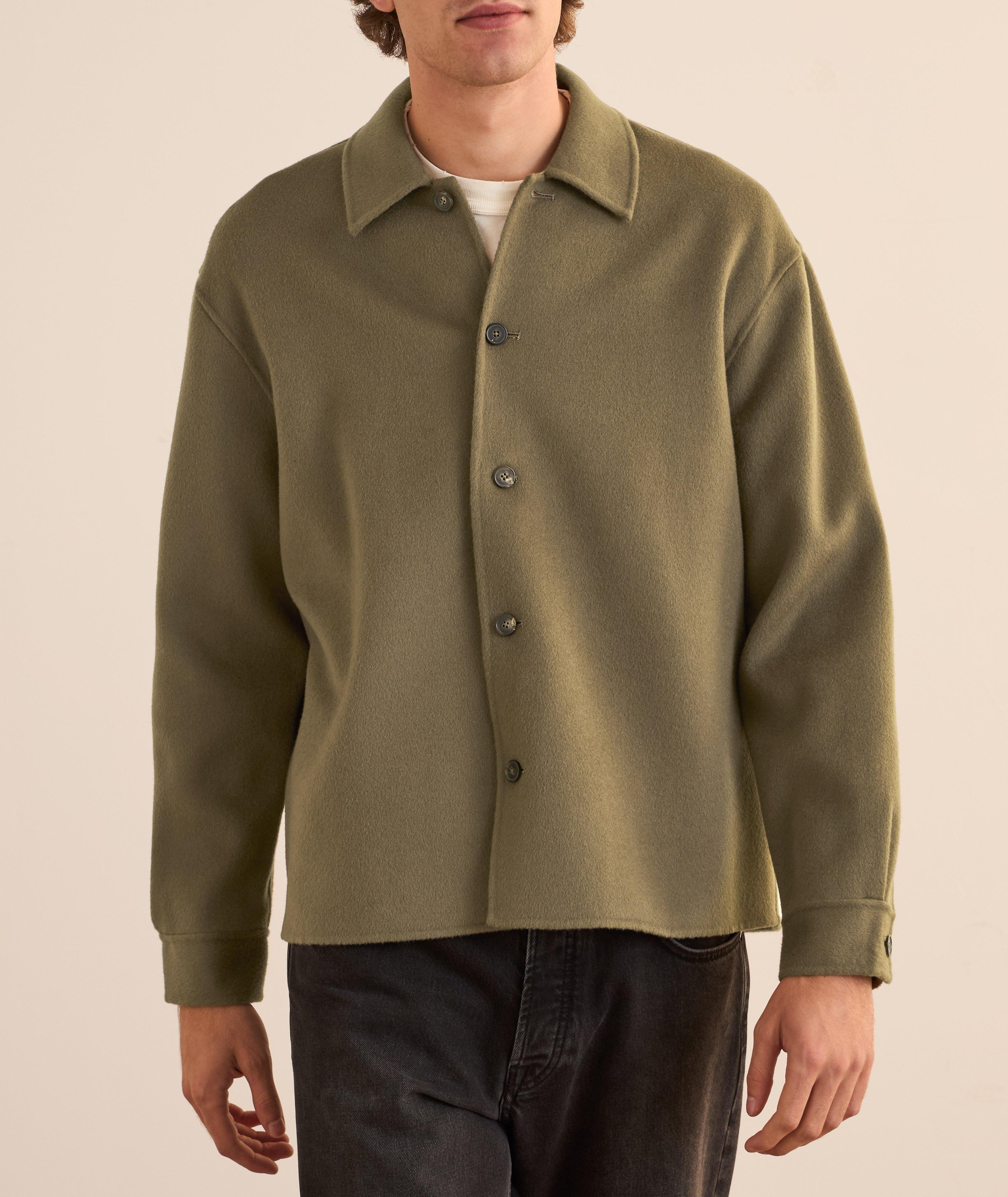 Double Face Wool Shirt Jacket image 1