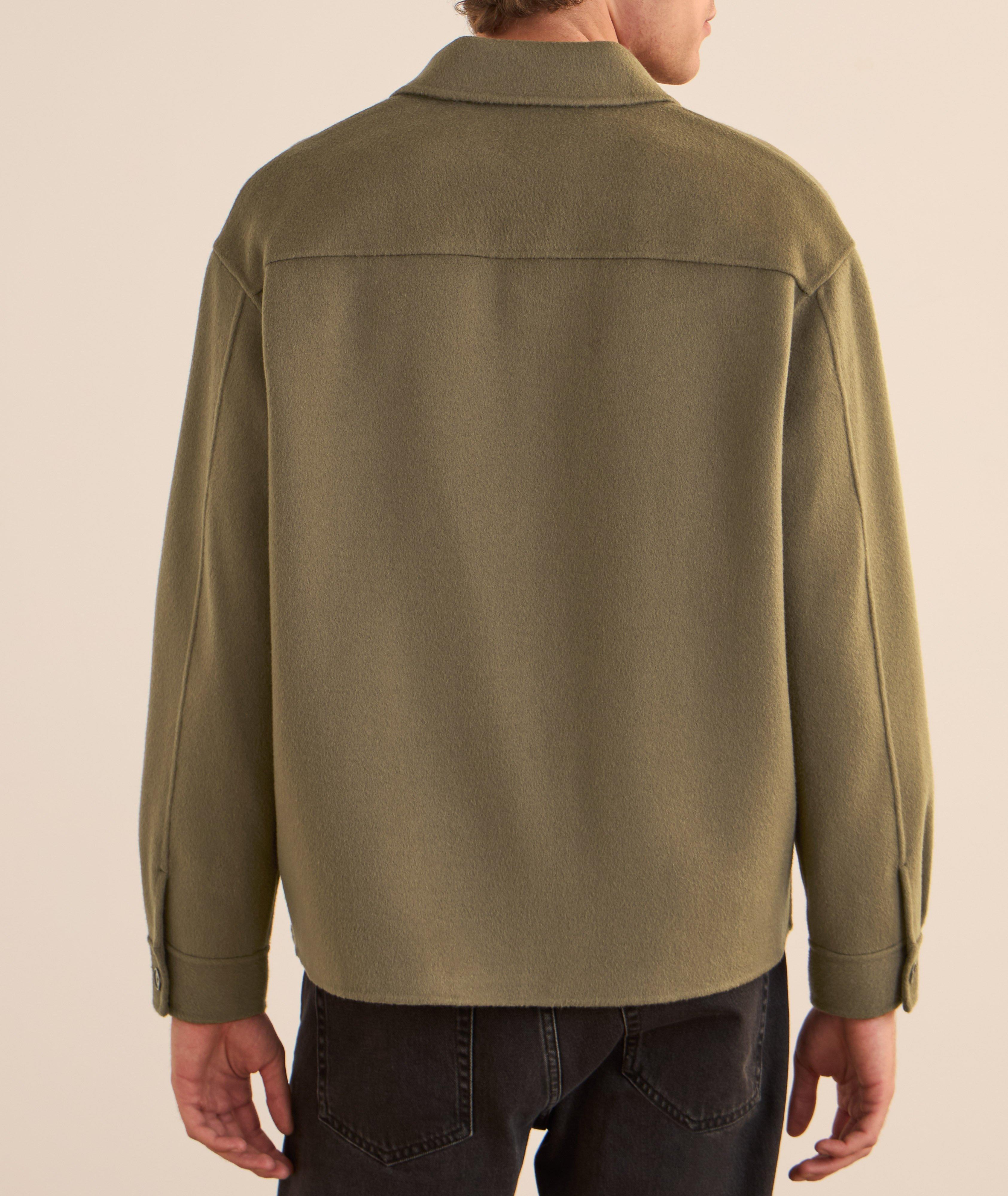 Double Face Wool Shirt Jacket image 2