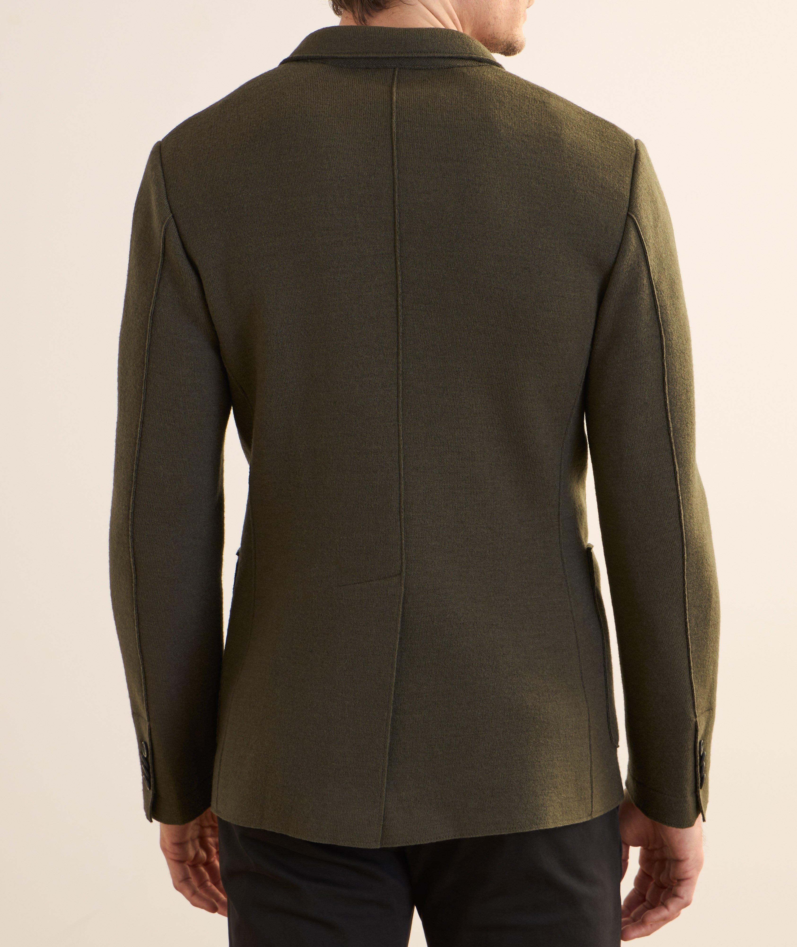 Veste sport en jersey de laine stretch image 2