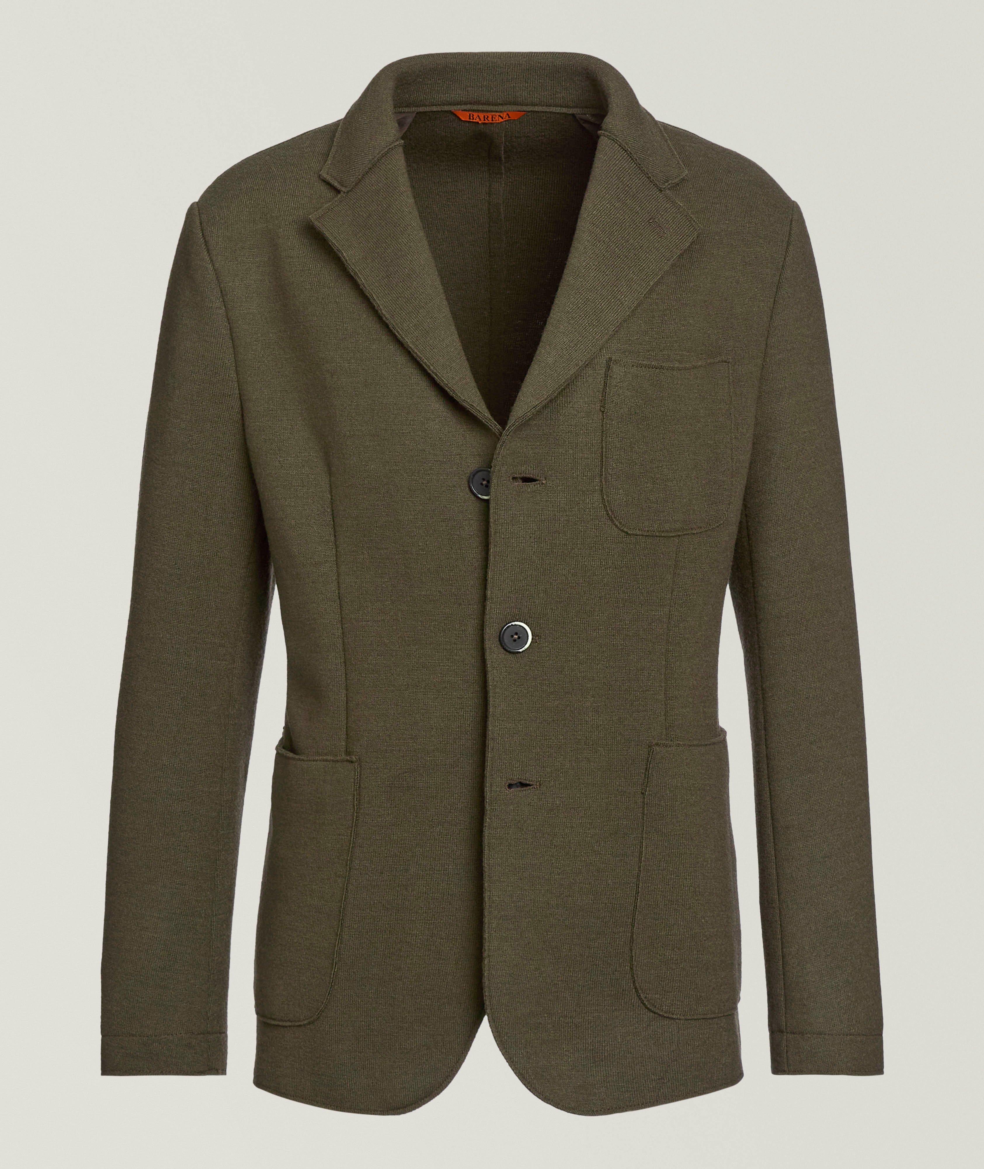 Veste sport en jersey de laine stretch image 0