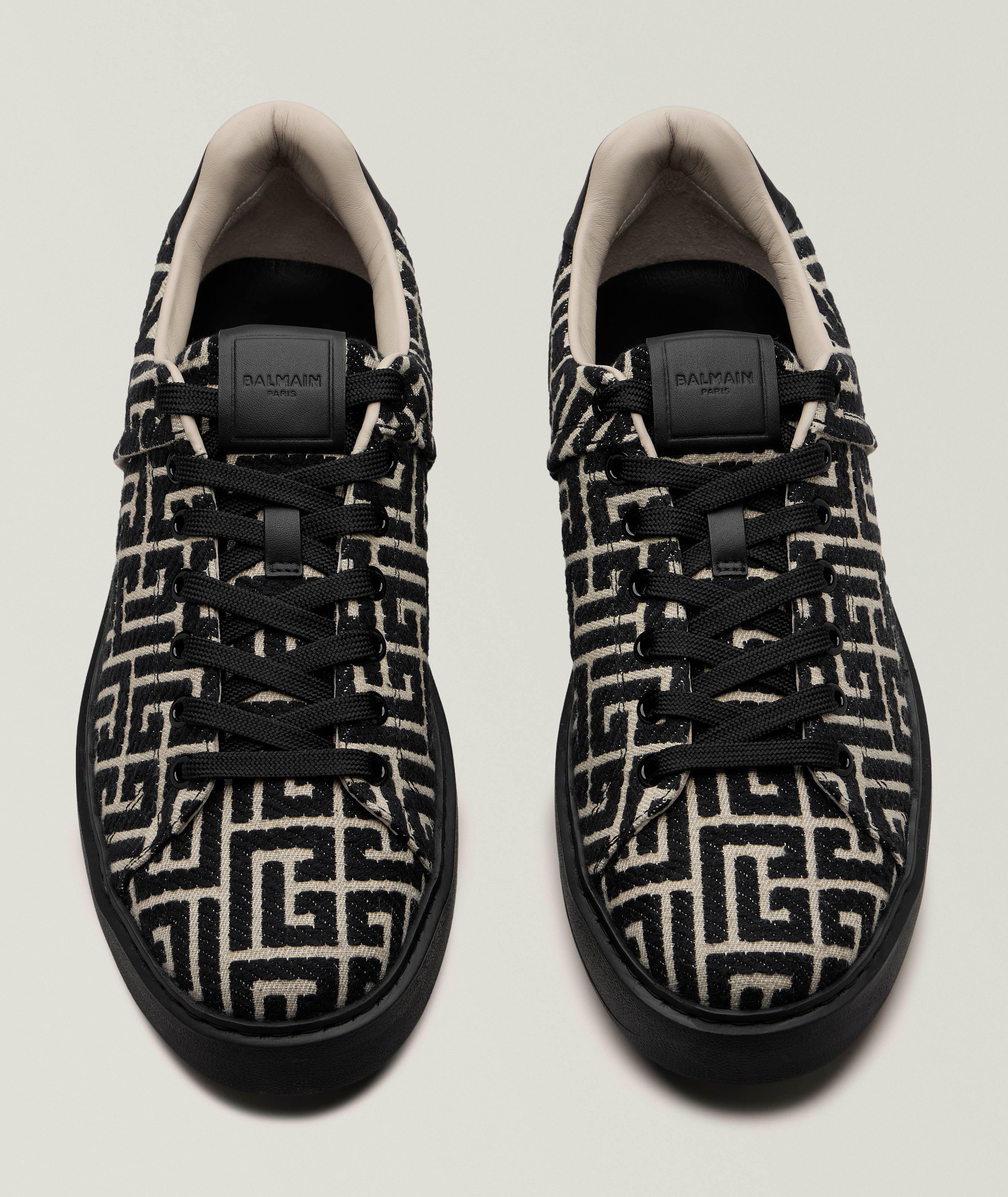 Monogram Jacquard B-Court Sneakers  image 1