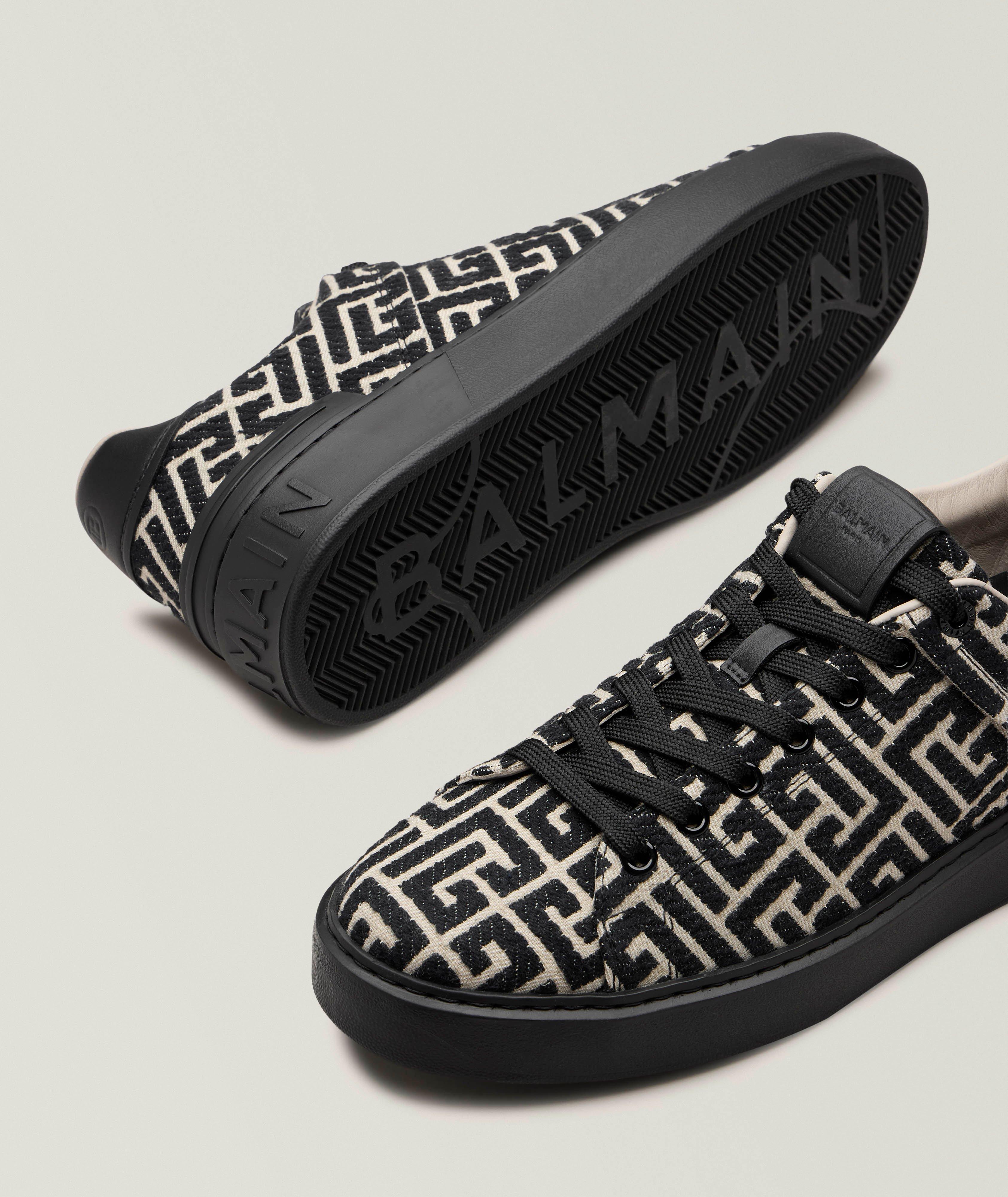 Monogram Jacquard B-Court Sneakers  image 3