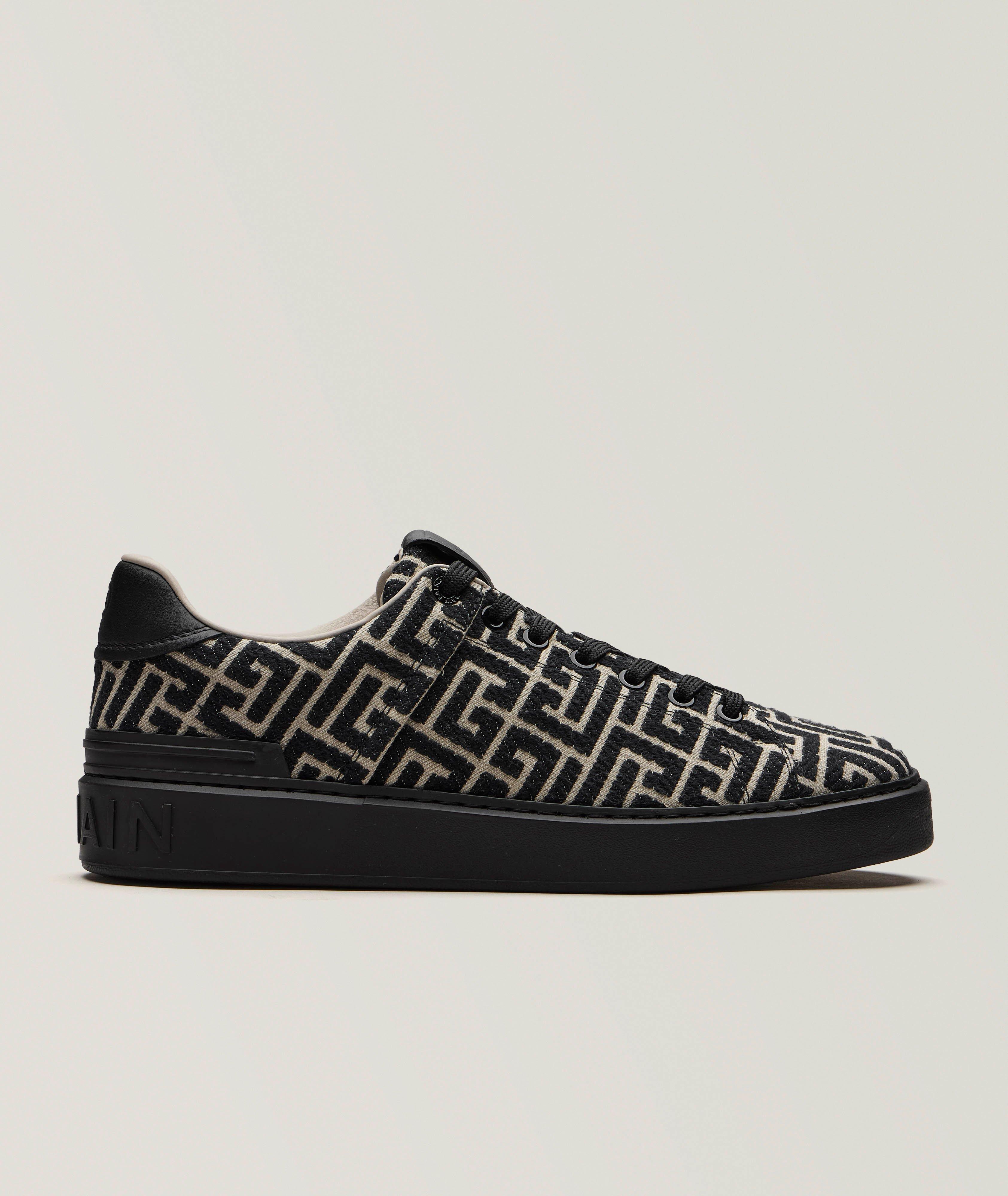 Monogram Jacquard B-Court Sneakers  image 0