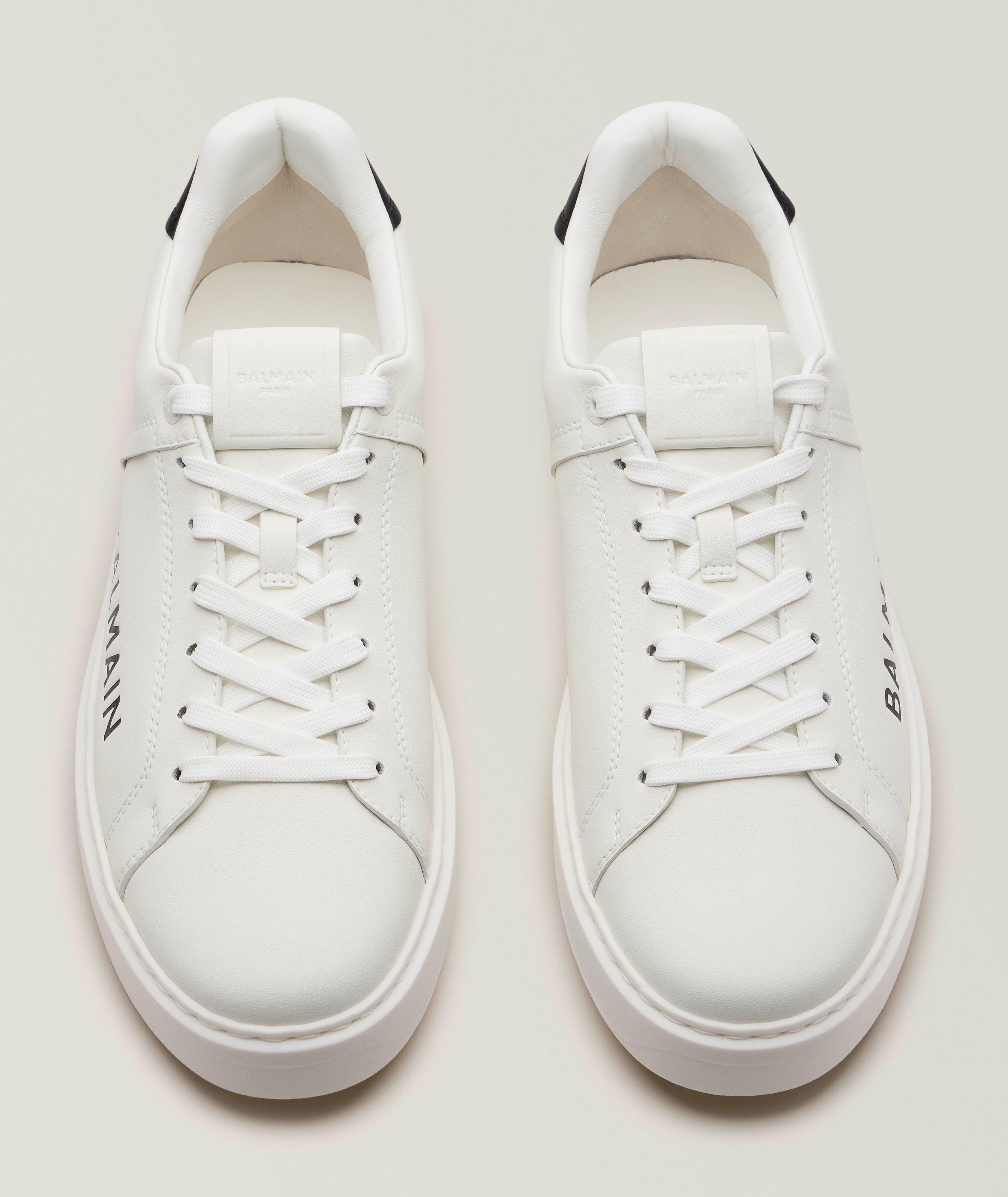 Script Logo Leather B-Court Sneakers image 1