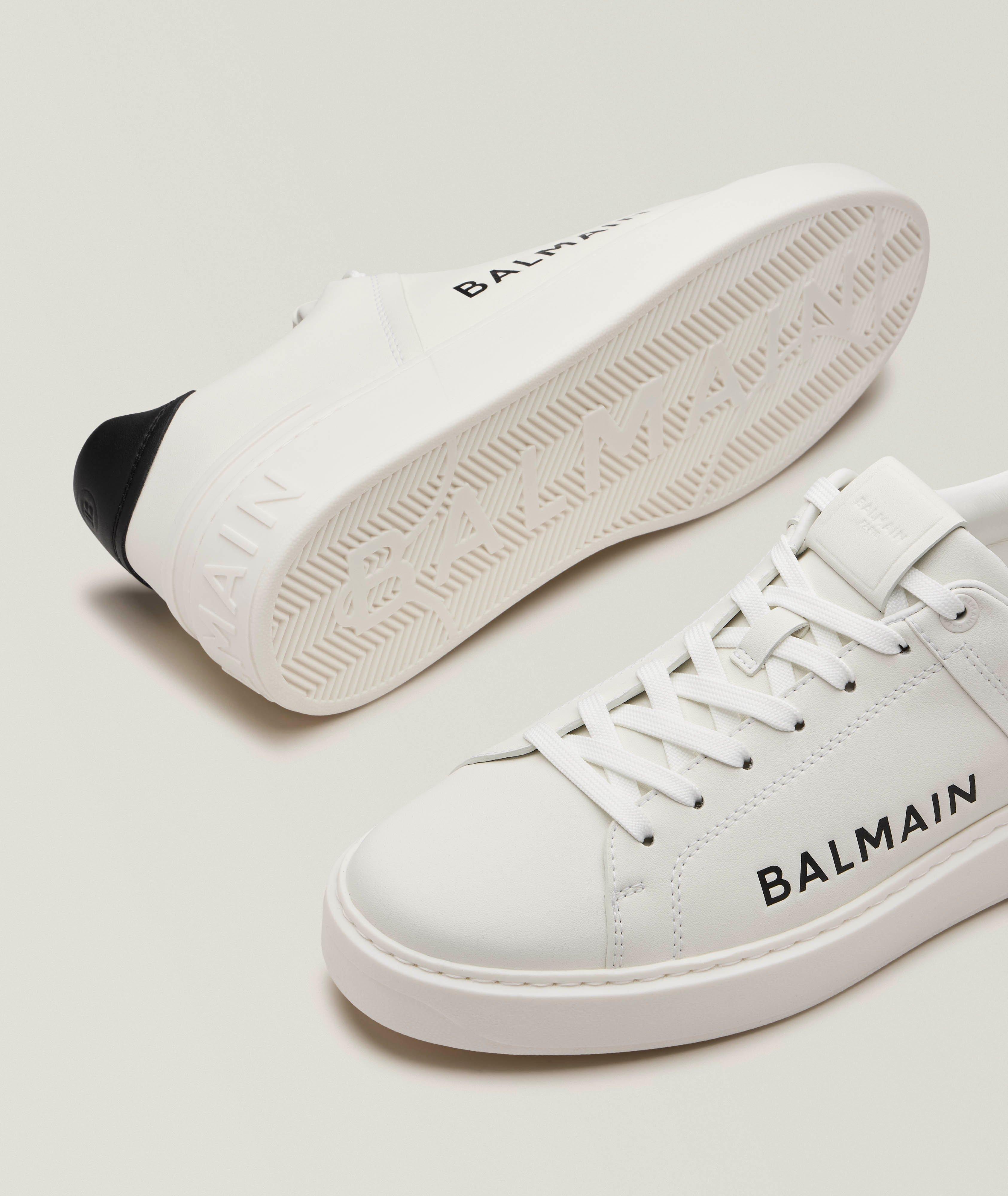 Script Logo Leather B-Court Sneakers image 3
