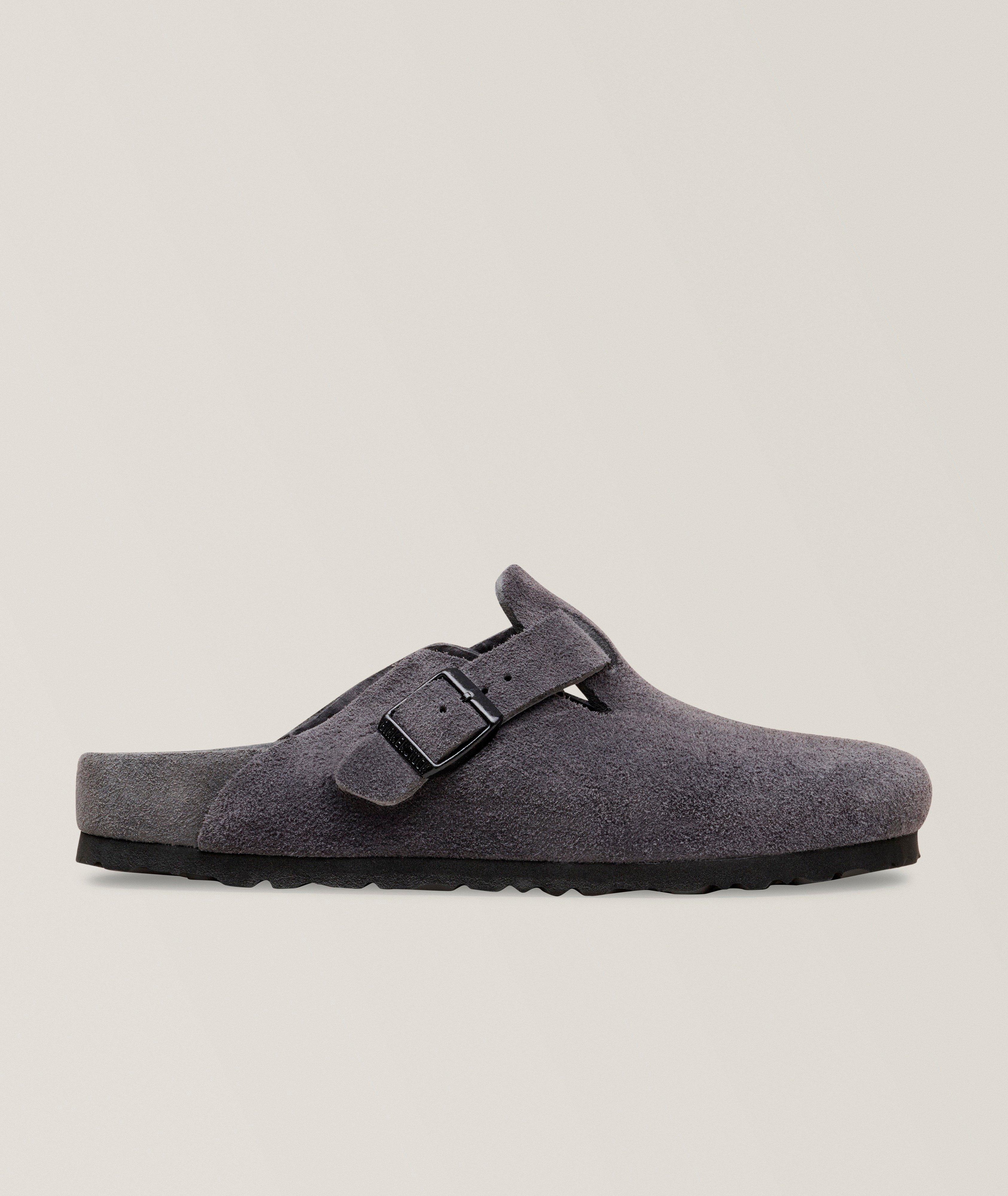 Mules en cuir suéde assise plantaire souple Boston image 0