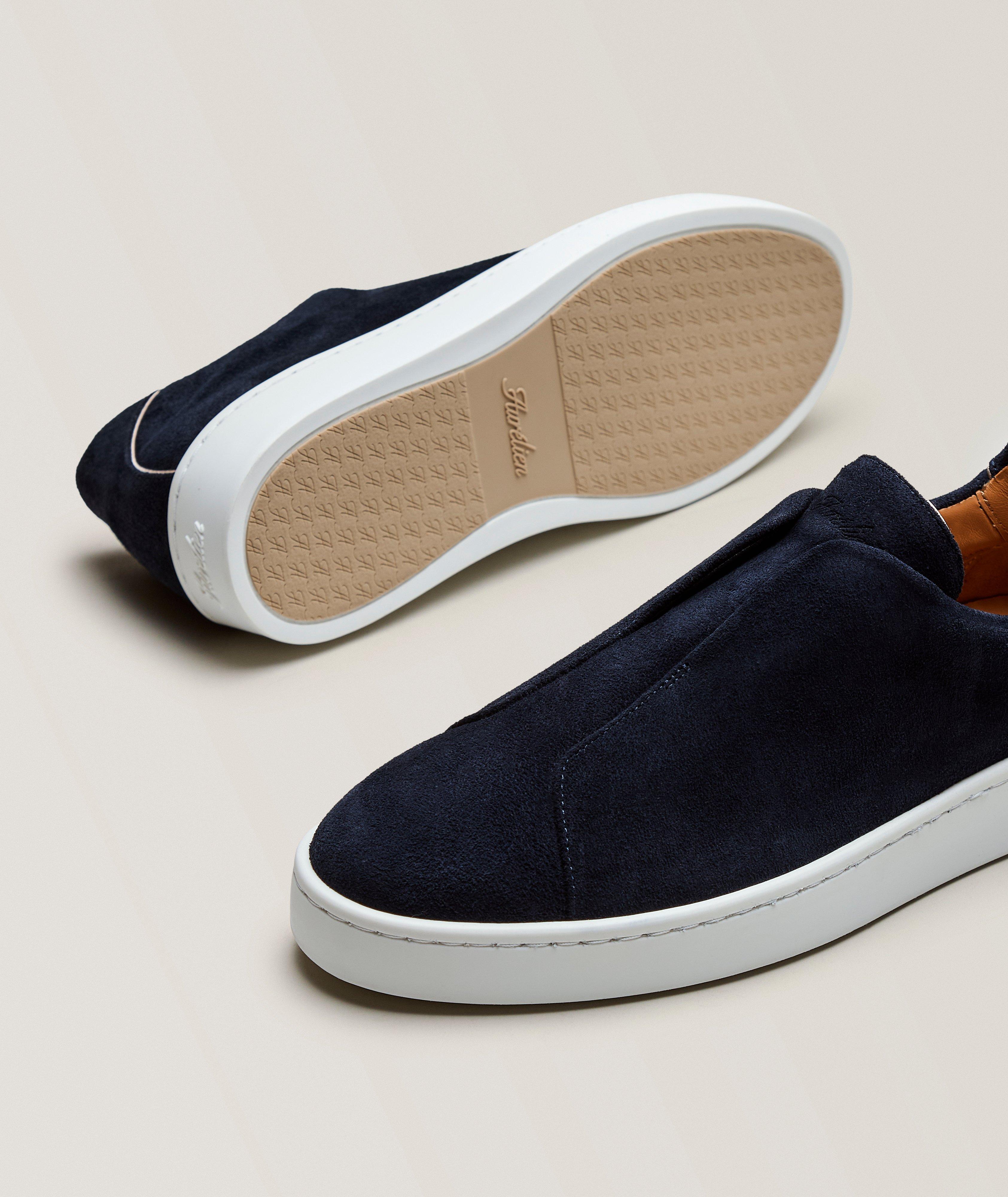 AUR NVY SUEDE LTHR AUR3 SNKR WHT SL image 3