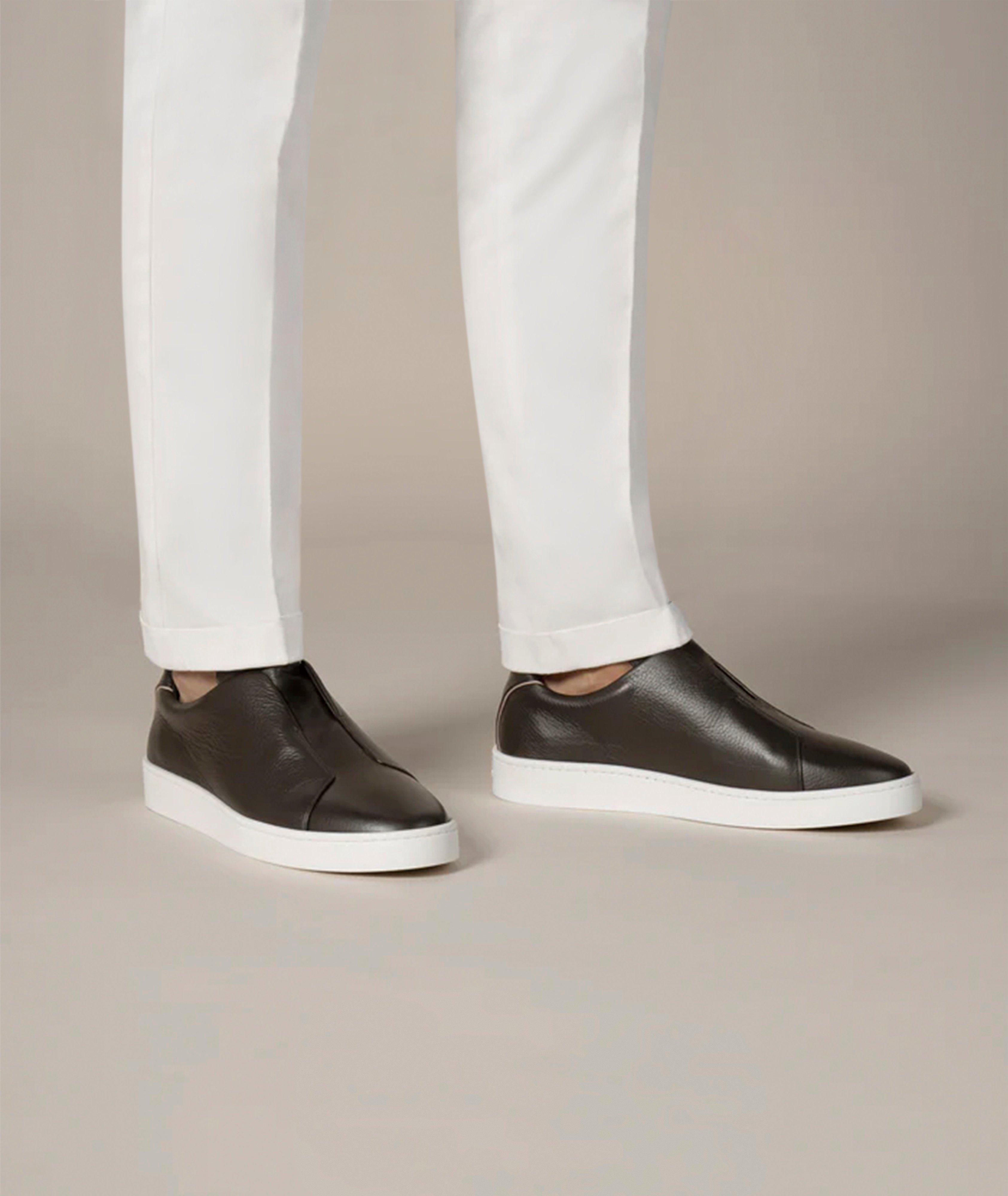 Aurélien AUR3 Grain Leather Sneakers | Sneakers | Harry Rosen