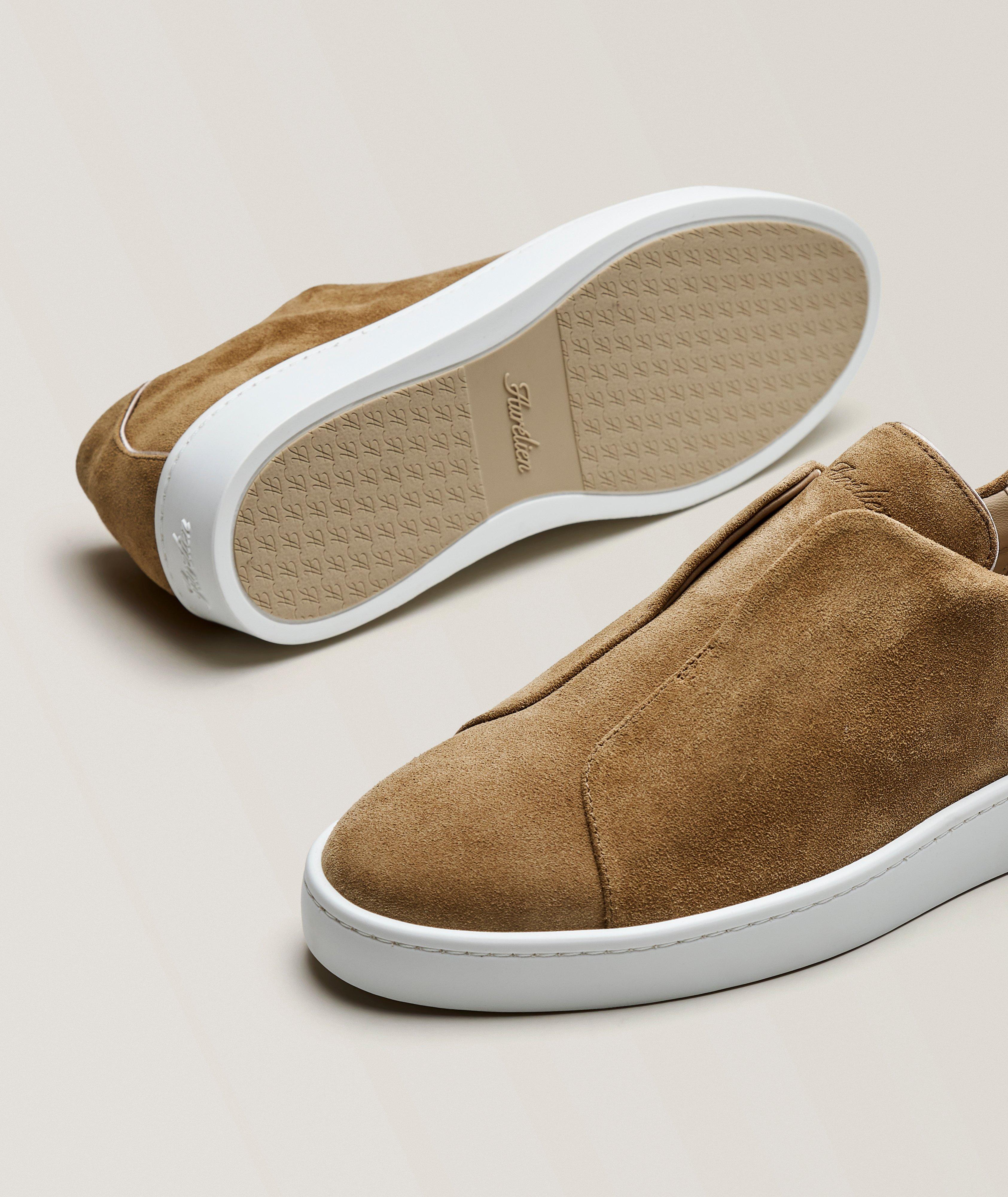 AUR BEIGE SUEDE LTHR AUR3 SNKR WHT SL image 2