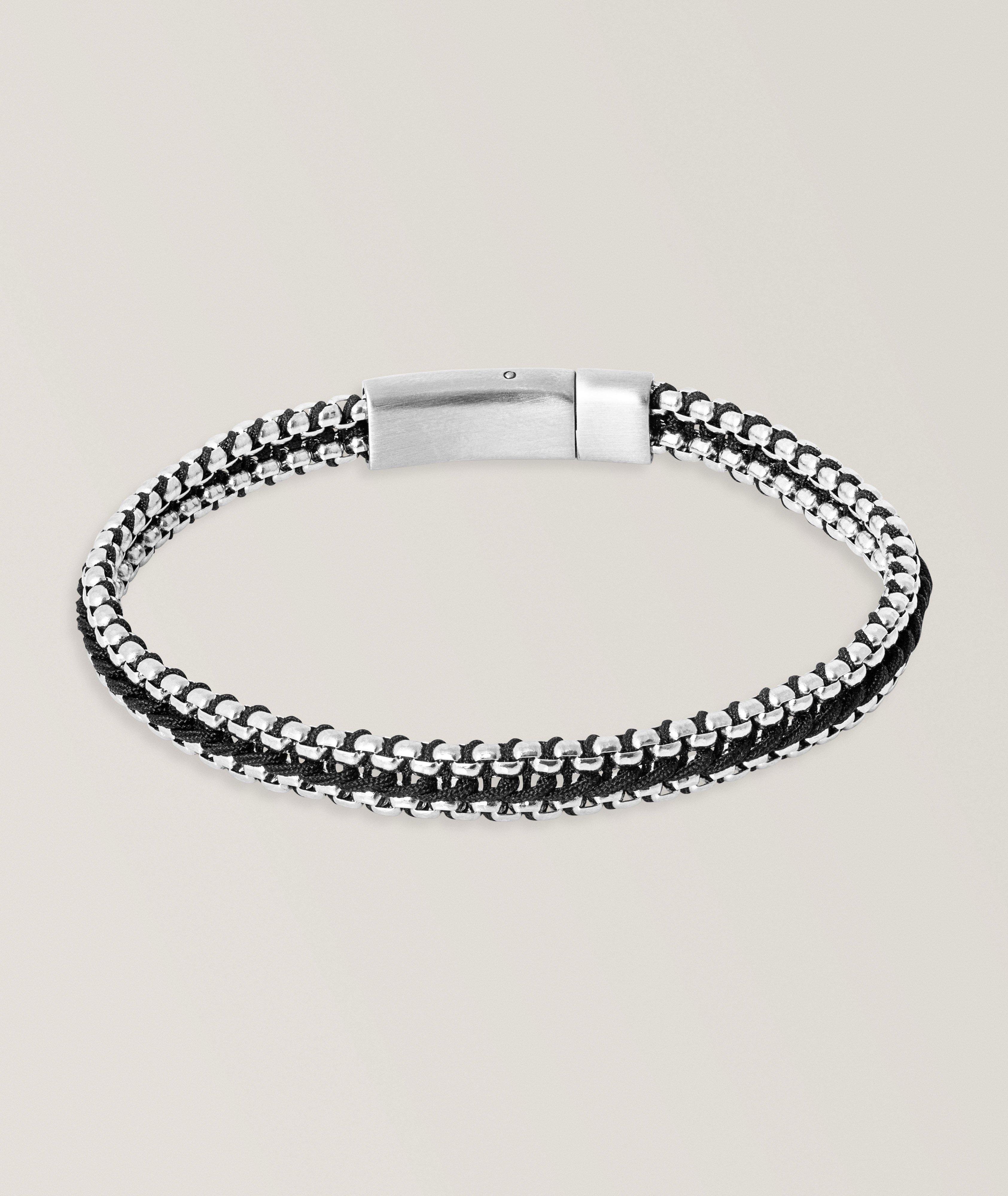 Stainless Steel Tris Button Bracelet image 1
