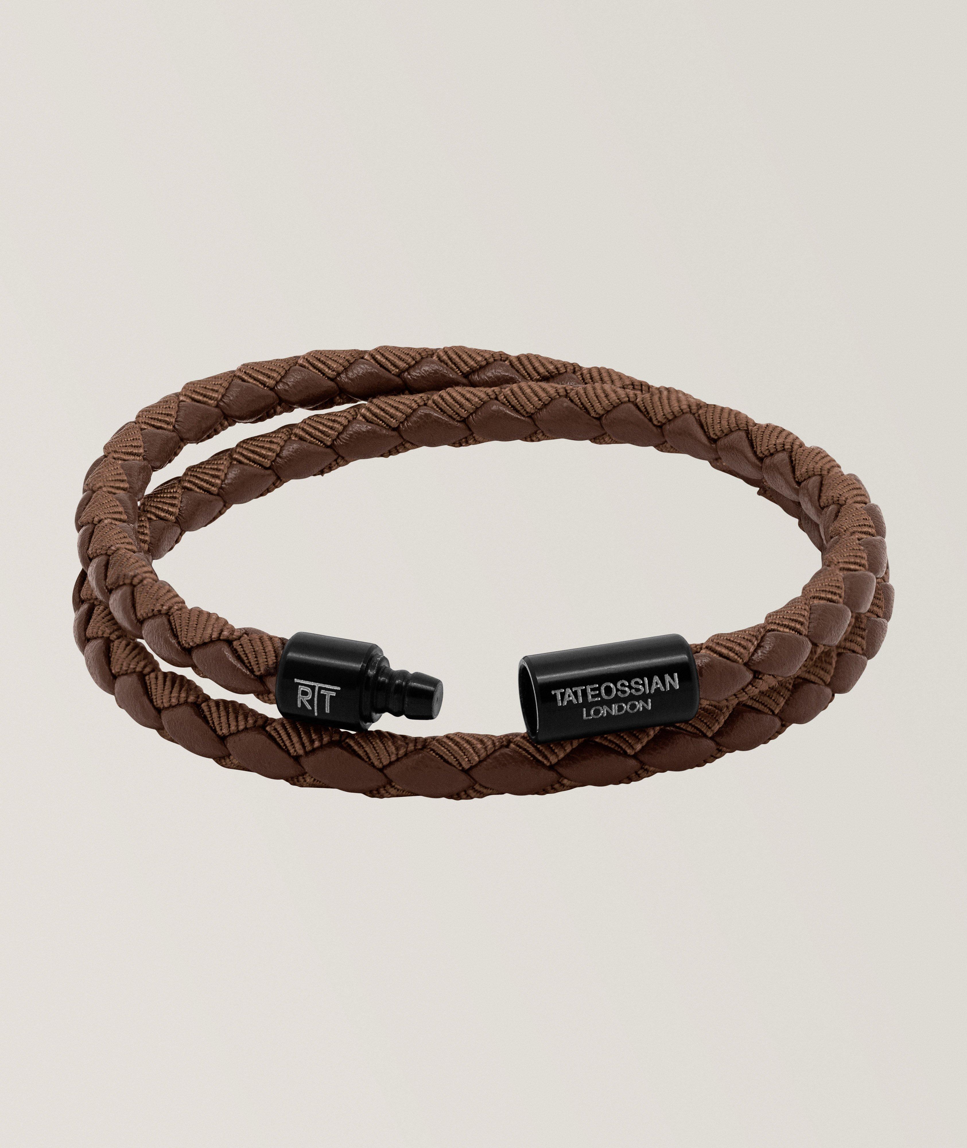Bracelet Chelsea en cuir double tour image 1