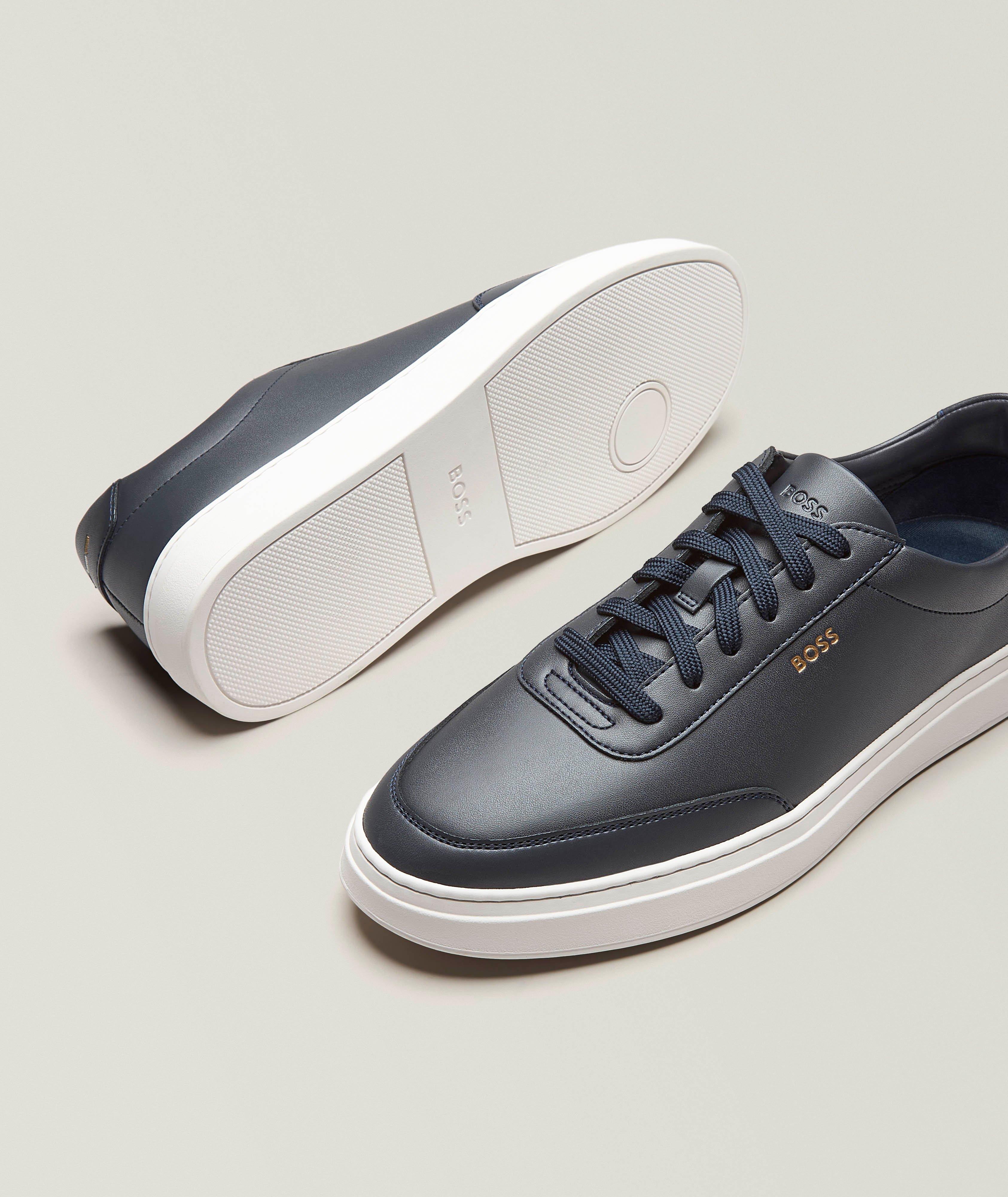 Kieran Leather Tennis Sneakers image 3