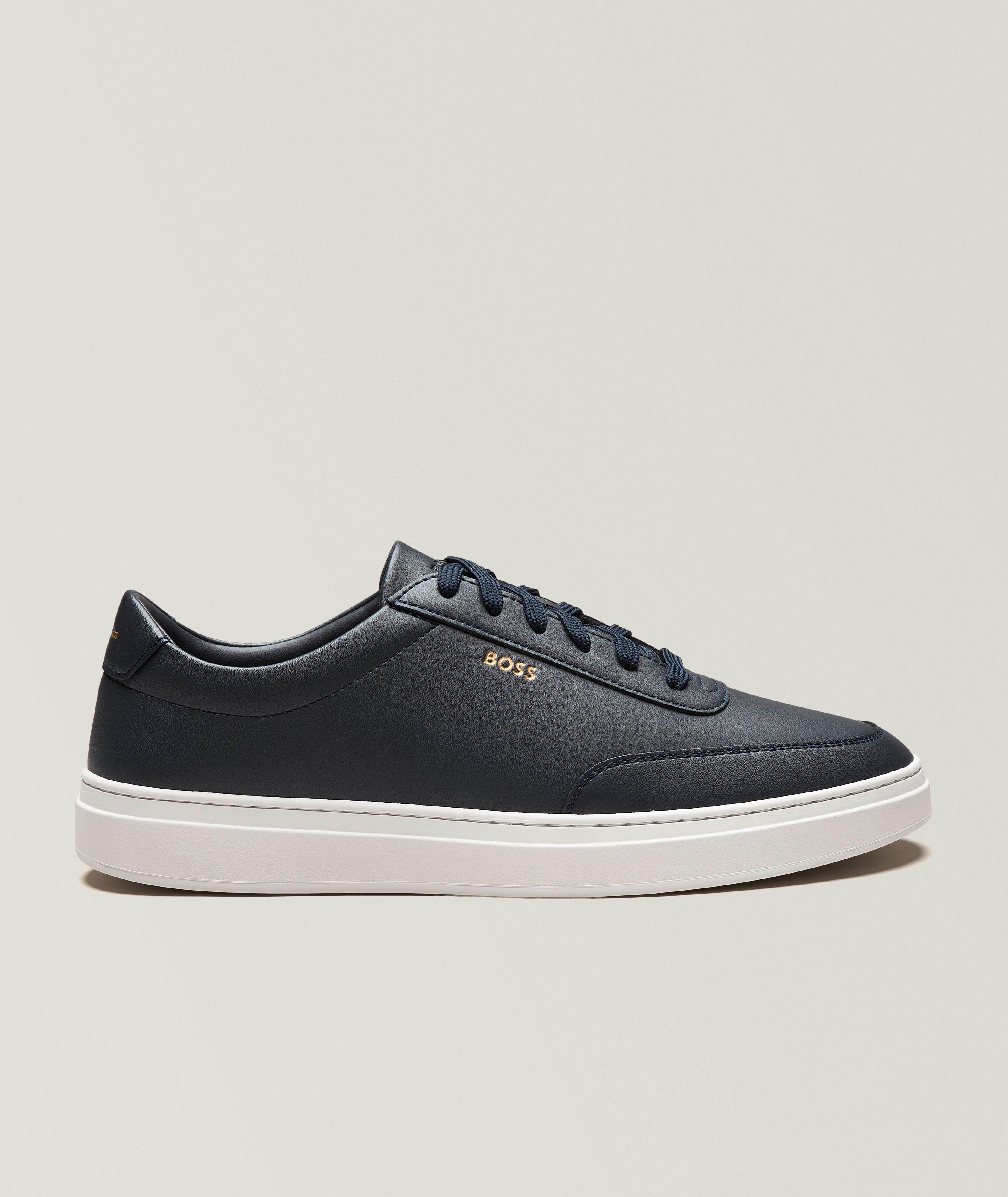 Kieran Leather Tennis Sneakers image 0